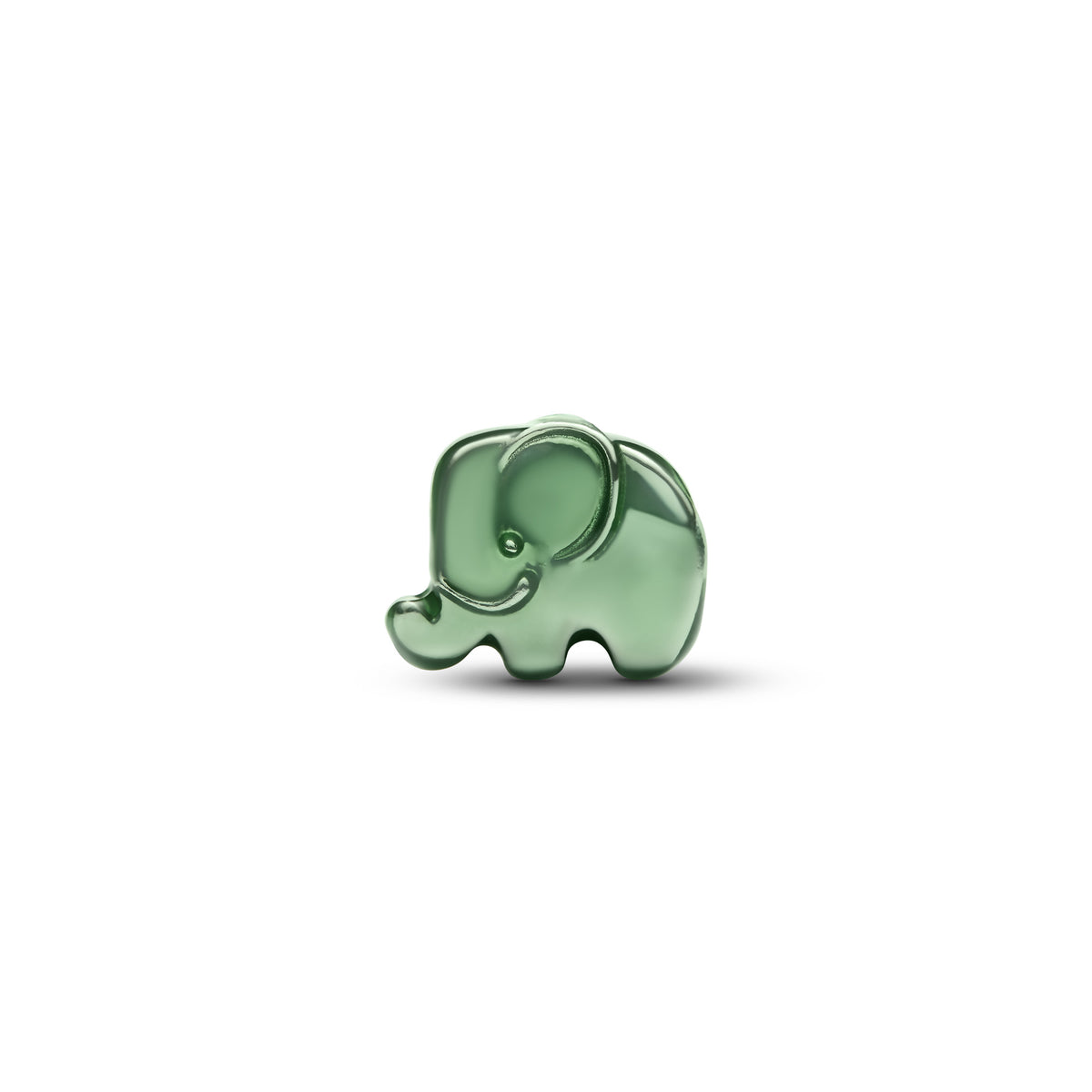 Green Elephant Mini Charm