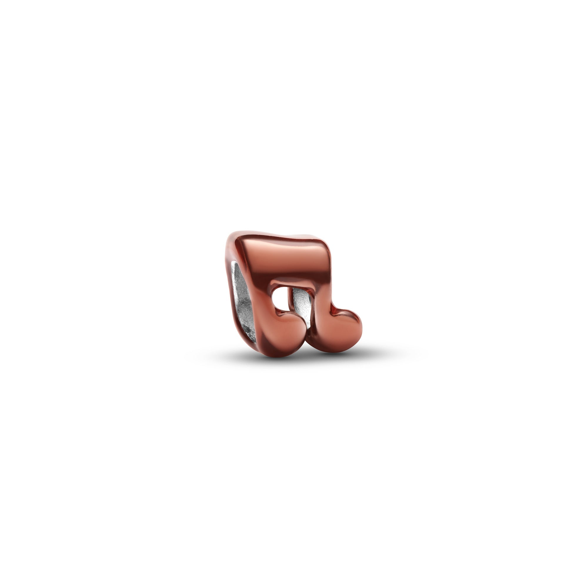 Orange Music Note Mini Charm