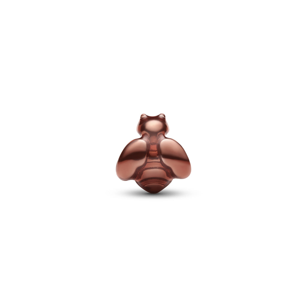 Orange Bee Mini Charm