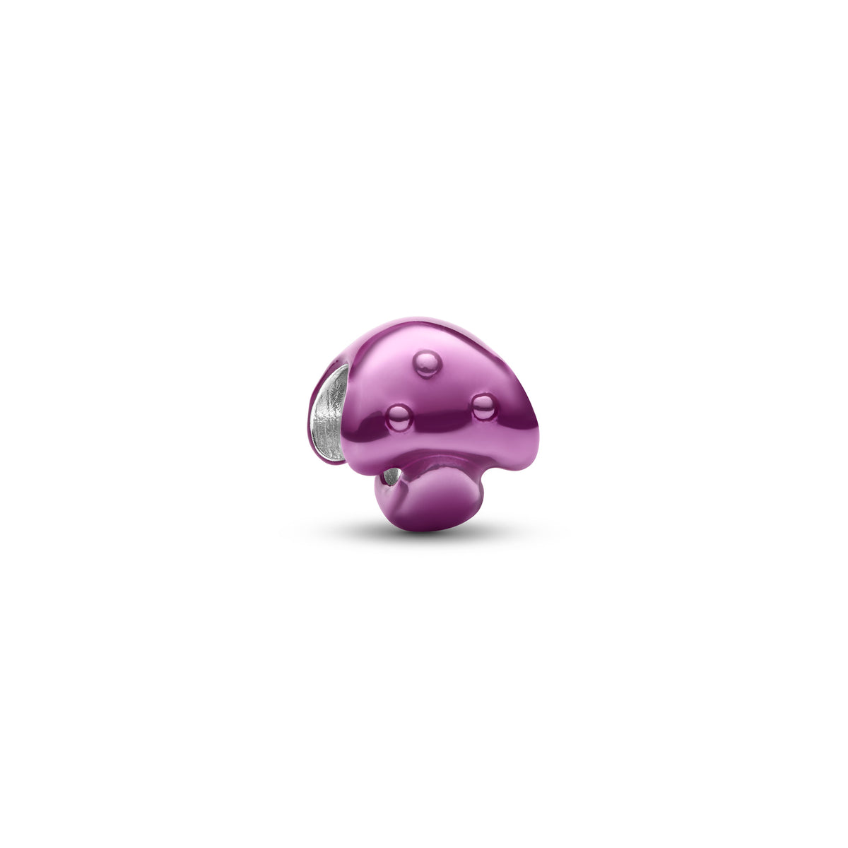 Pink Mushroom Mini Charm