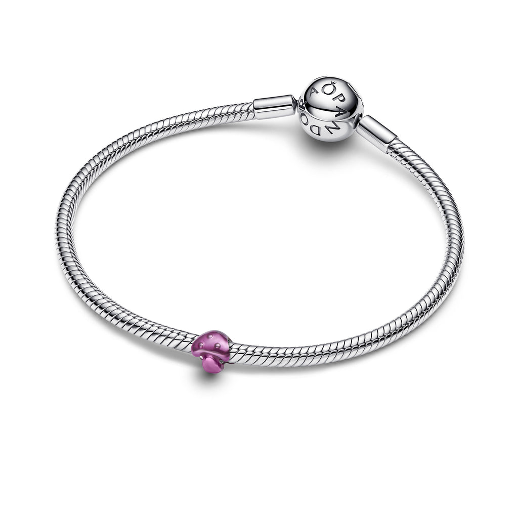 Pink Mushroom Mini Charm