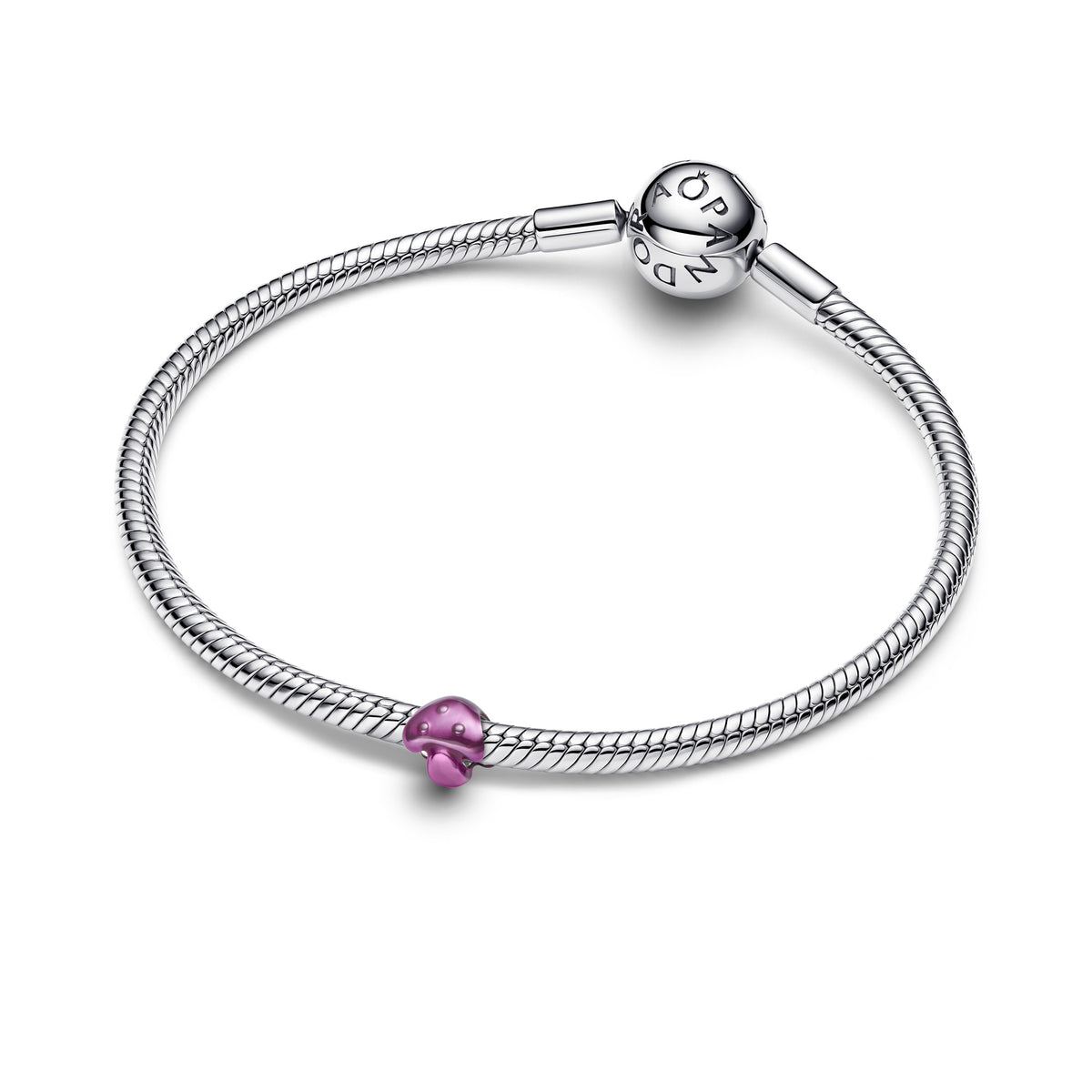 Pink Mushroom Mini Charm
