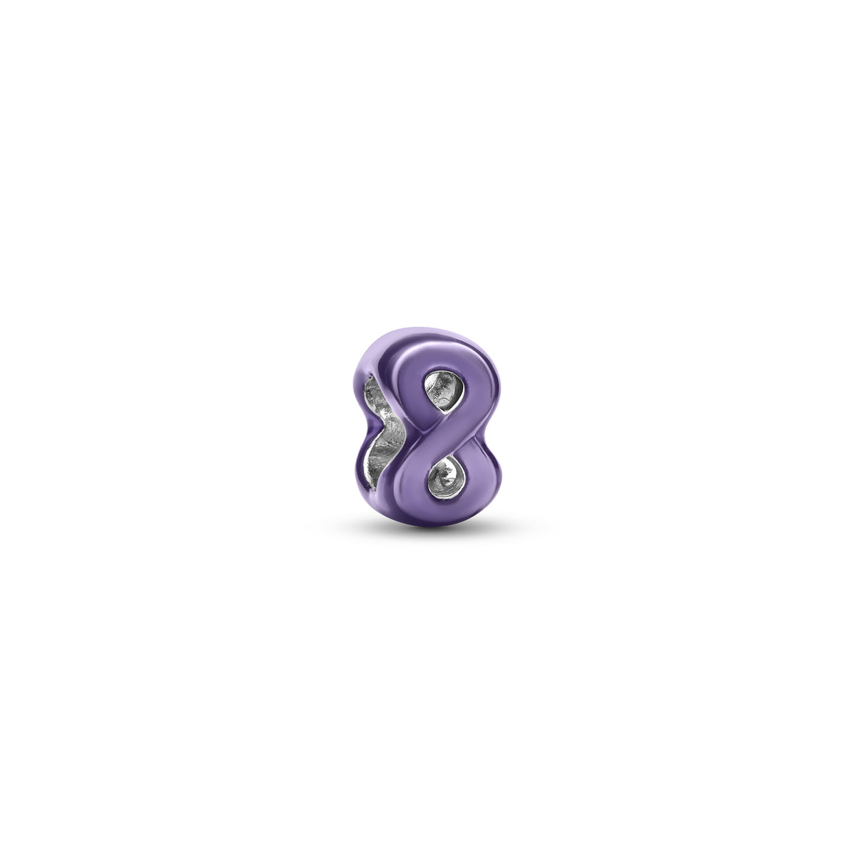 Purple Infinity Mini Charm