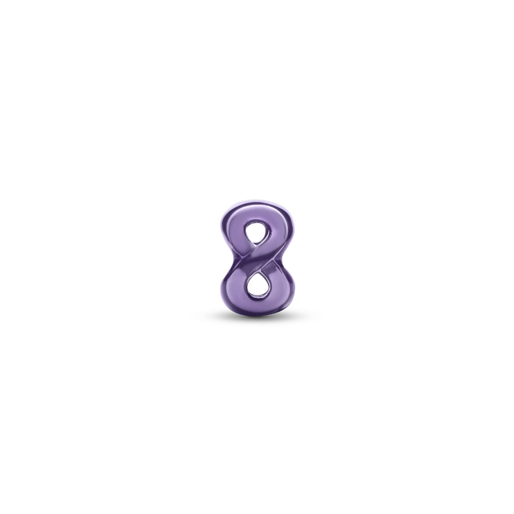 Purple Infinity Mini Charm