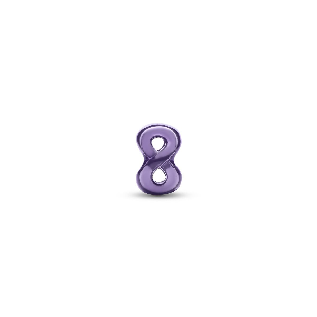 Purple Infinity Mini Charm
