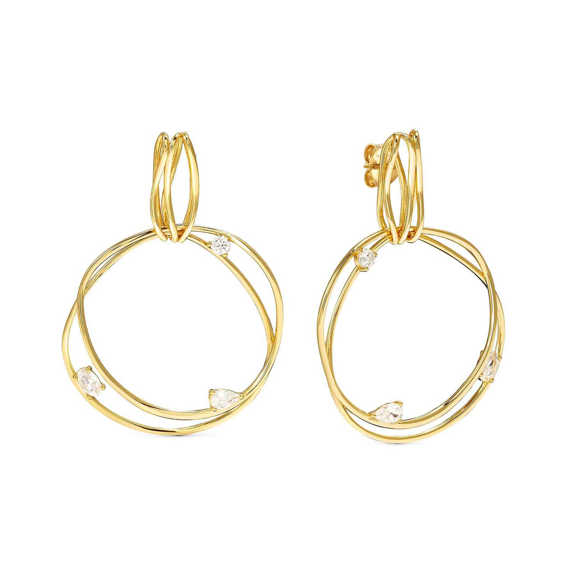 My Rebel Art Earrings, Big Circle