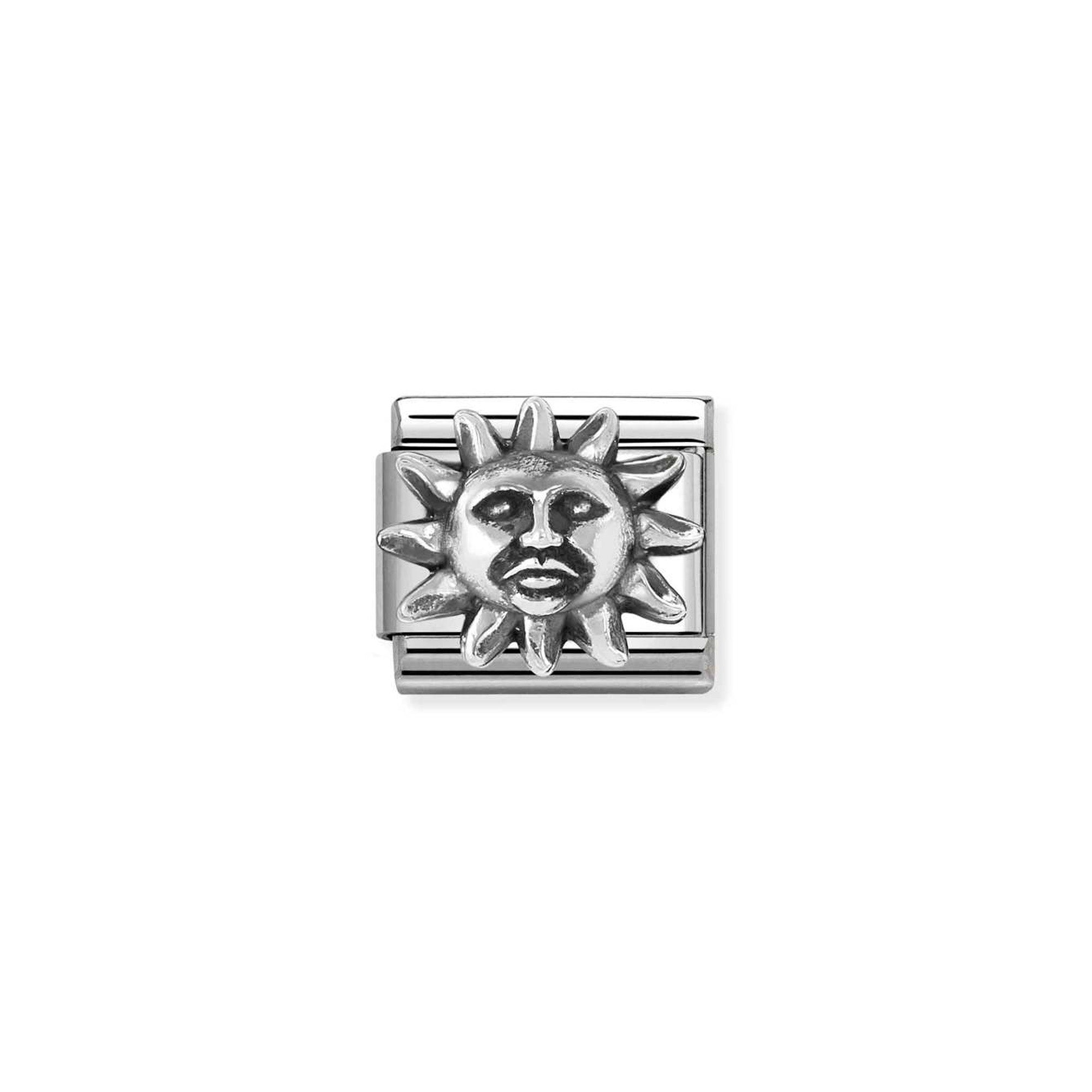 Charm, Composable Classic Link, Silver Sun
