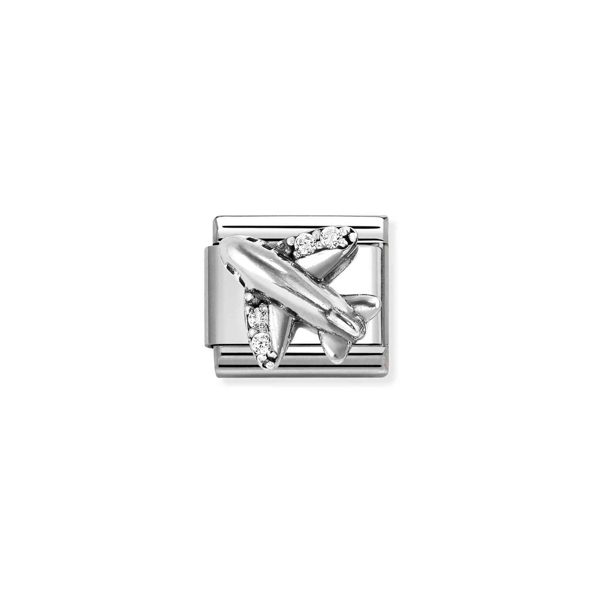 Charm, Composable Classic Link, Airplane with CZ