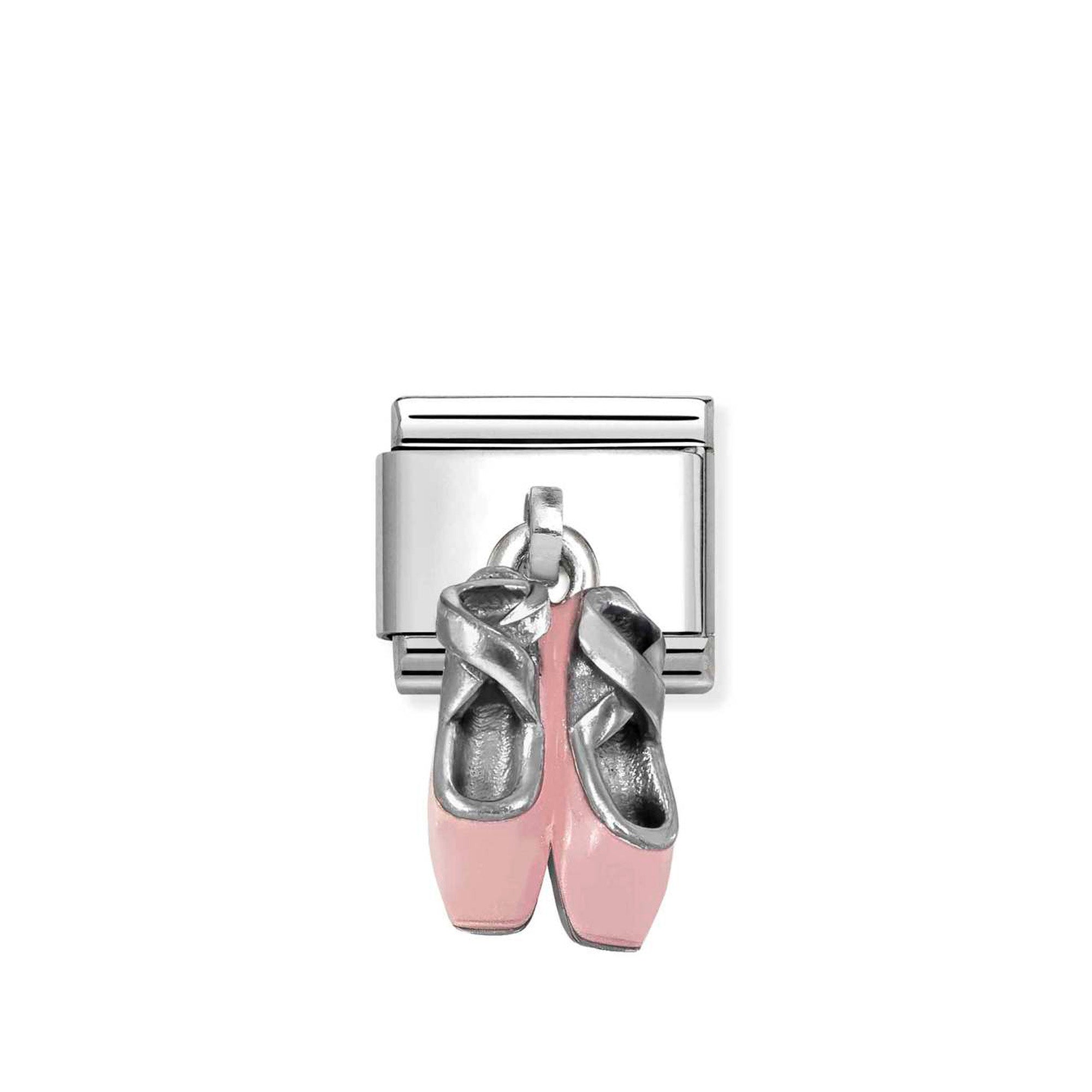 Charm, Composable Classic Link, Ballet Shoes Pendant