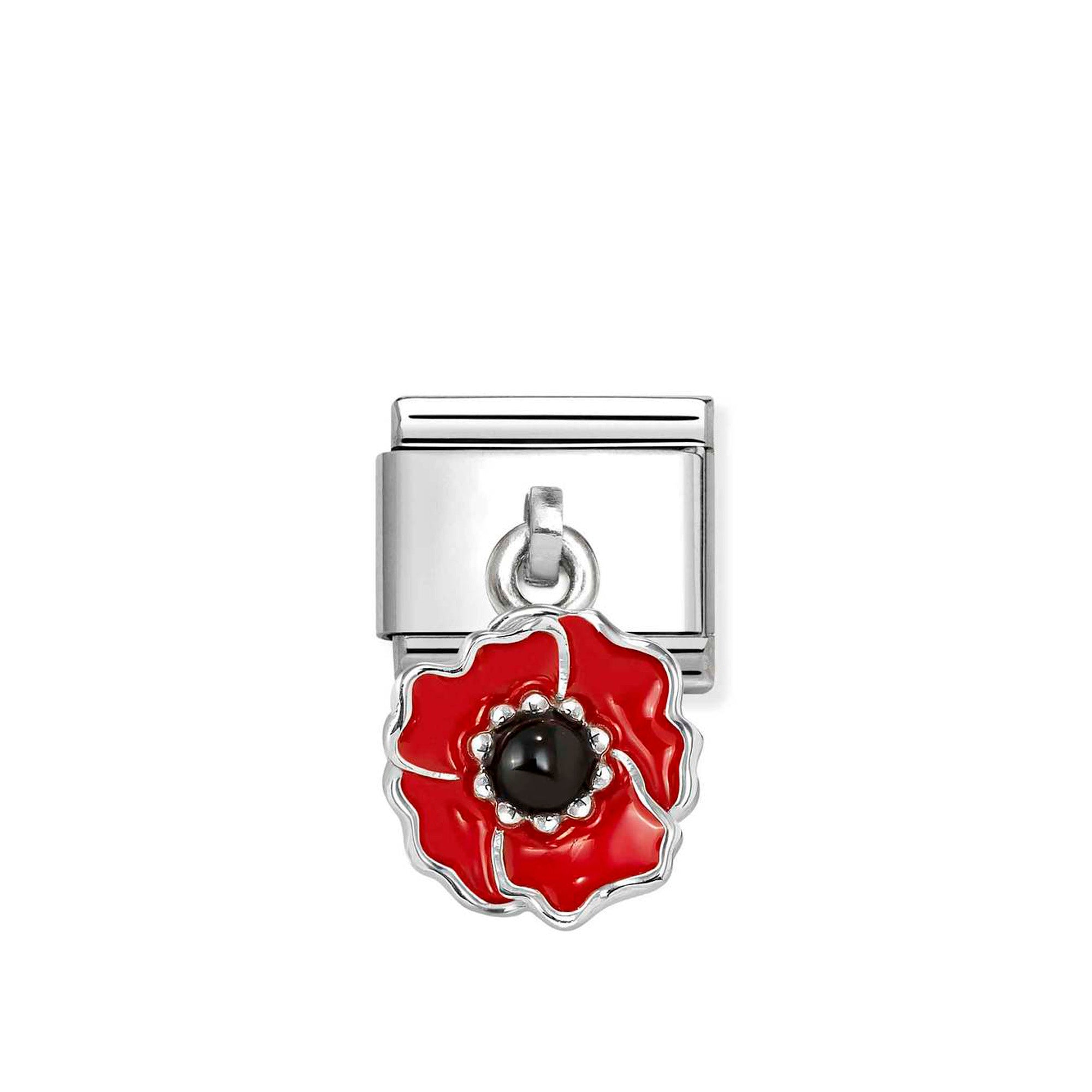 Charm, Composable Classic Link, Poppy Pendant