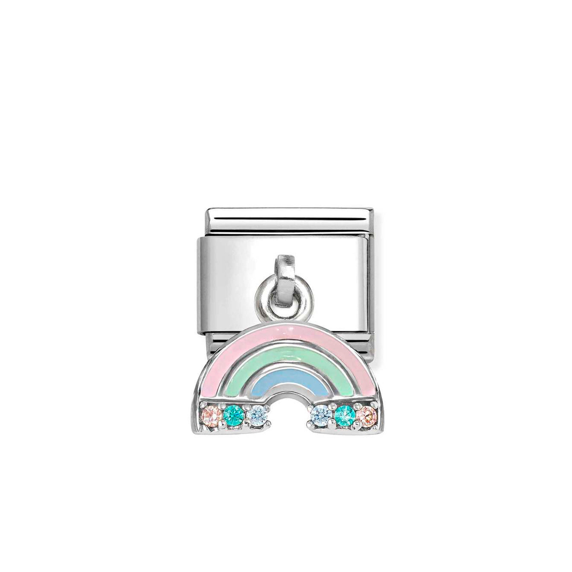 Charm, Composable Classic Link, Rainbow Link, Coloured CZ
