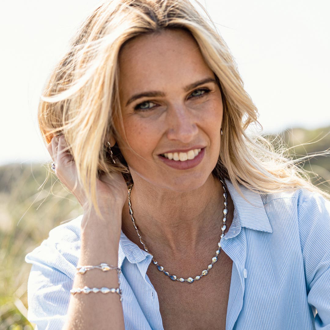 Coast Pebbles Linking Pebbles Necklace