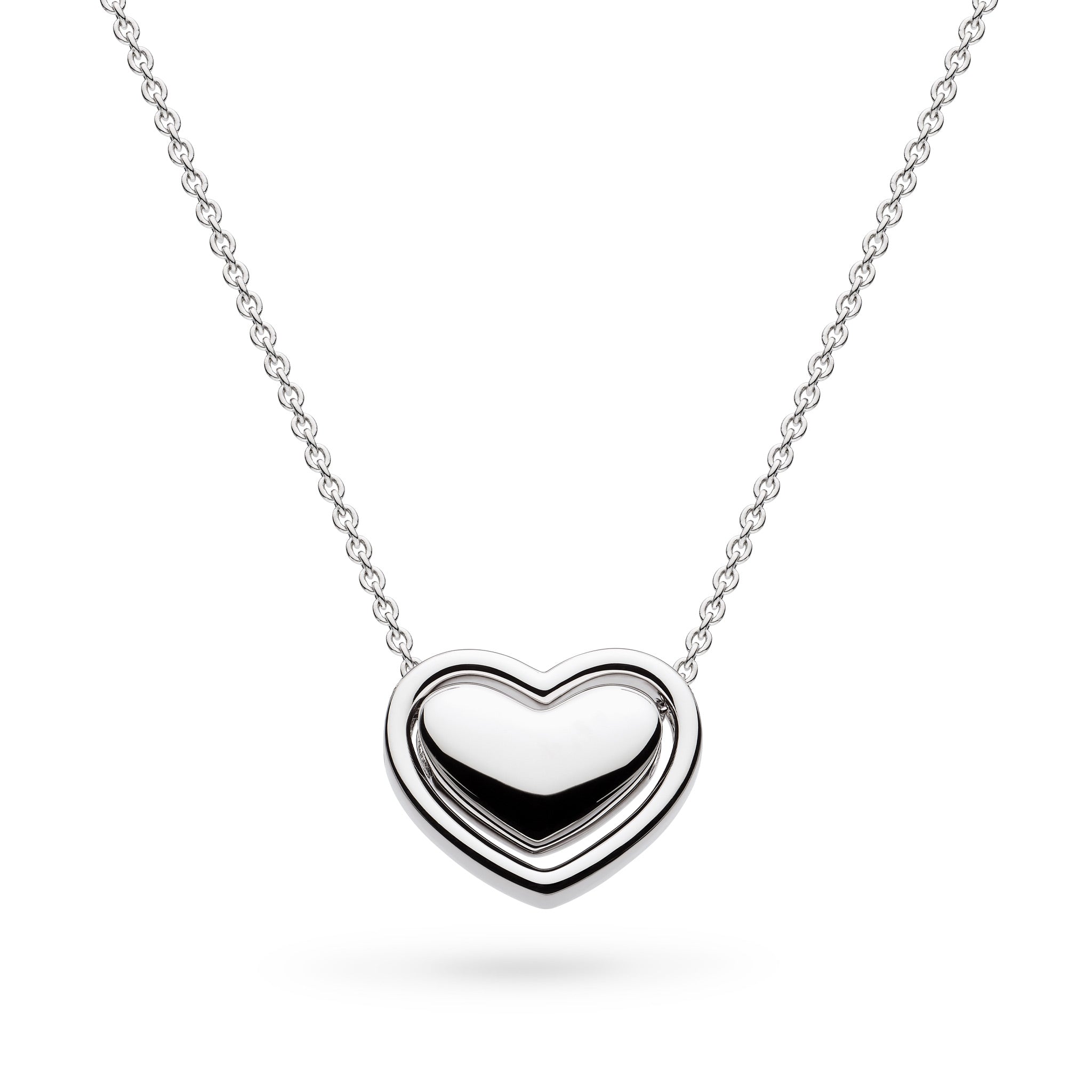 Big Love Silver Heart Necklace