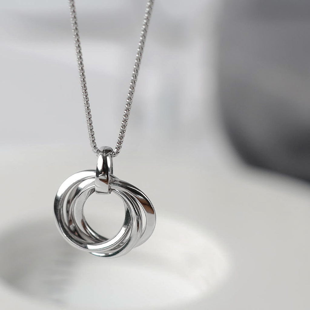 Bevel Trilogy Necklace
