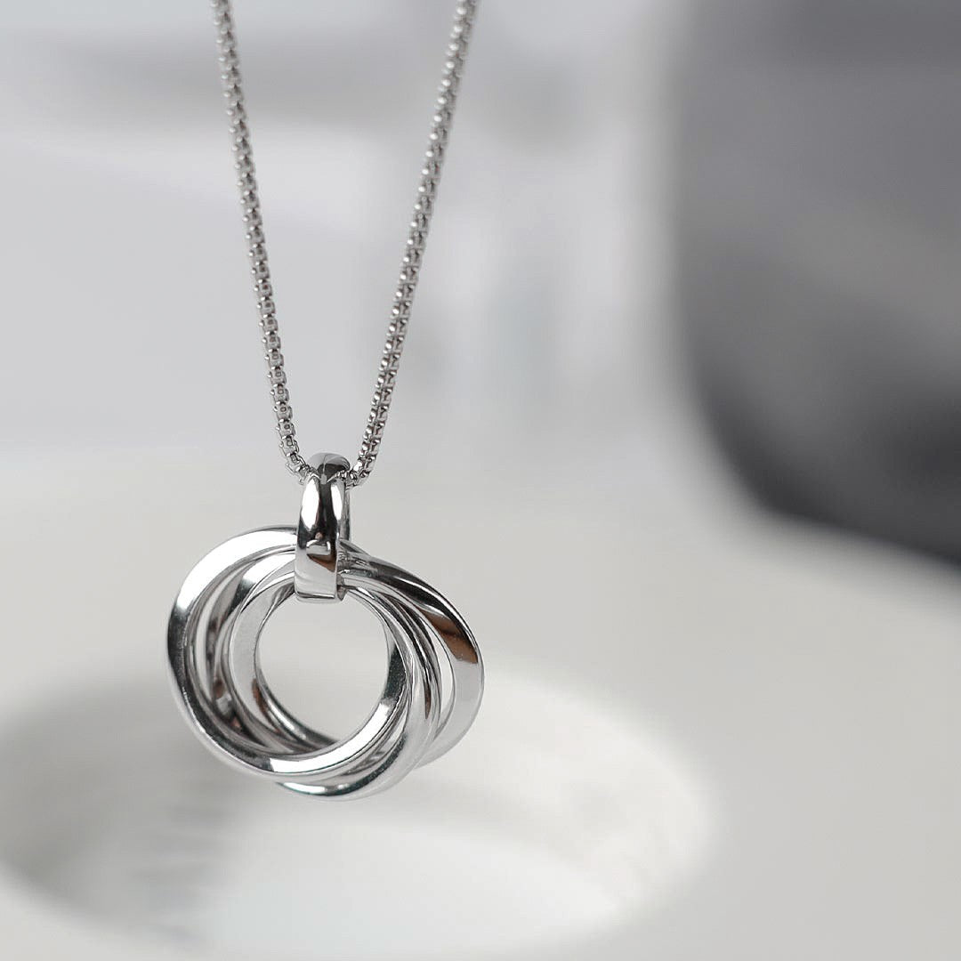 Bevel Trilogy Necklace