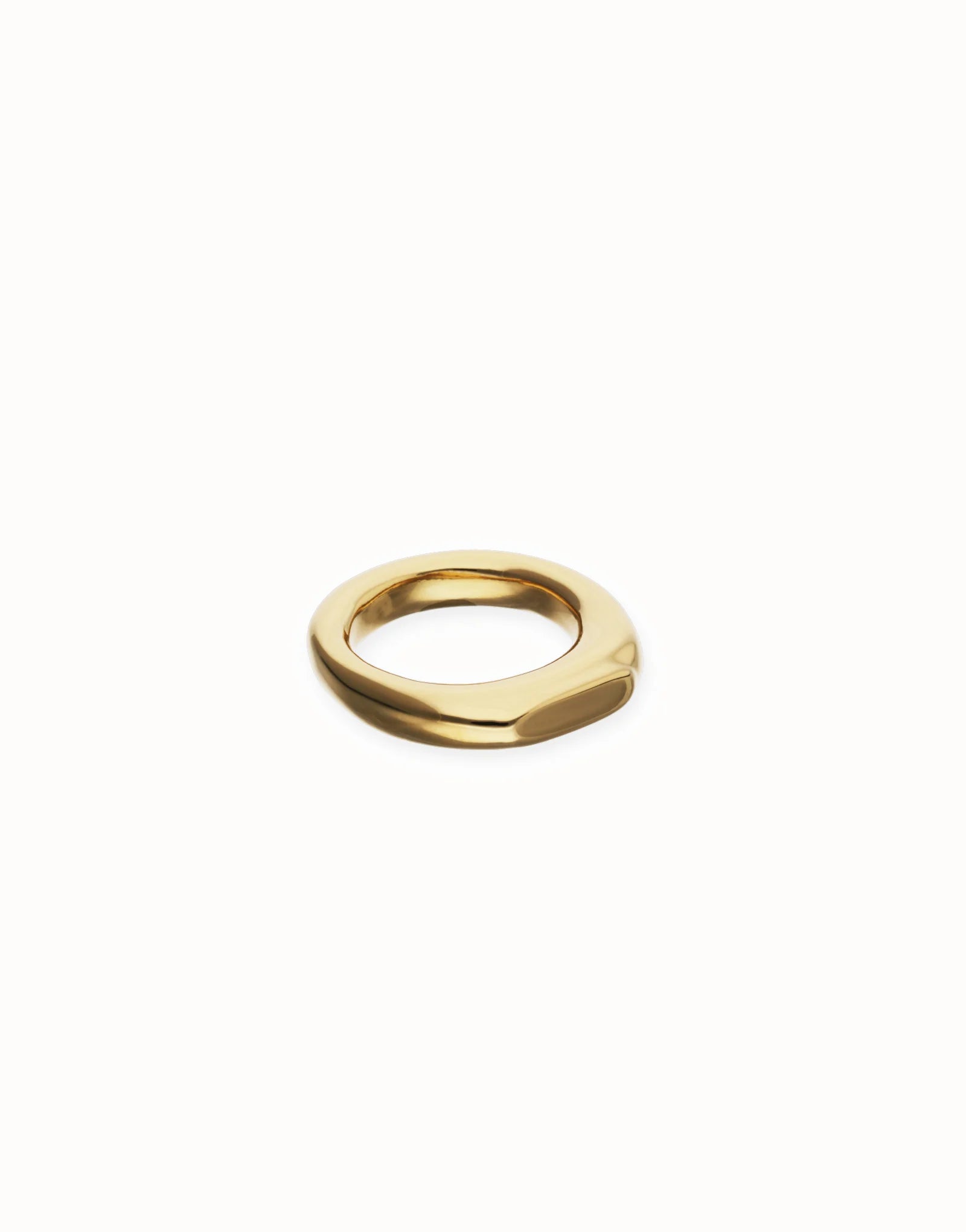 Gold Geometric Ring - Size 23