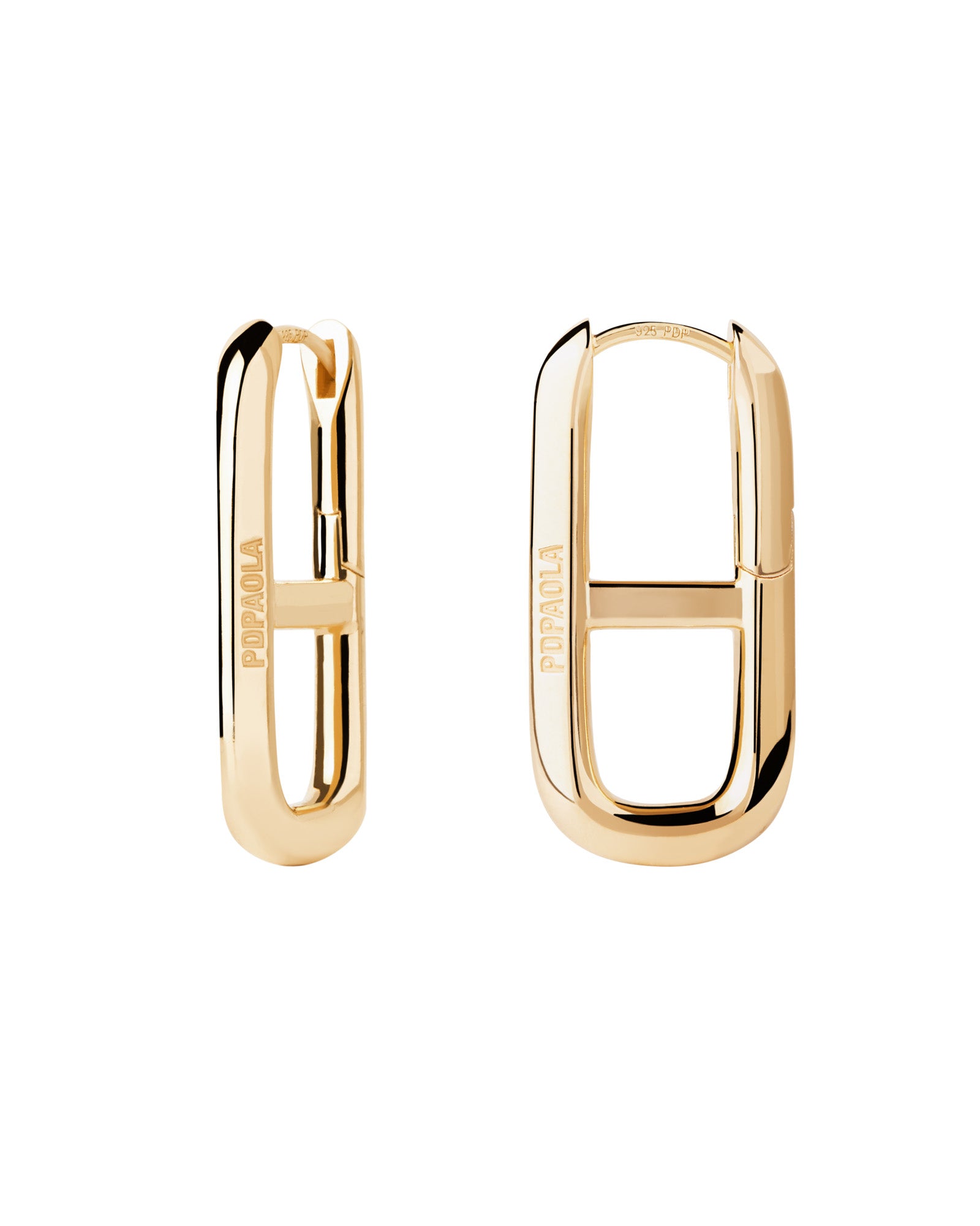 Texas 18k Gold-Plated Hoops