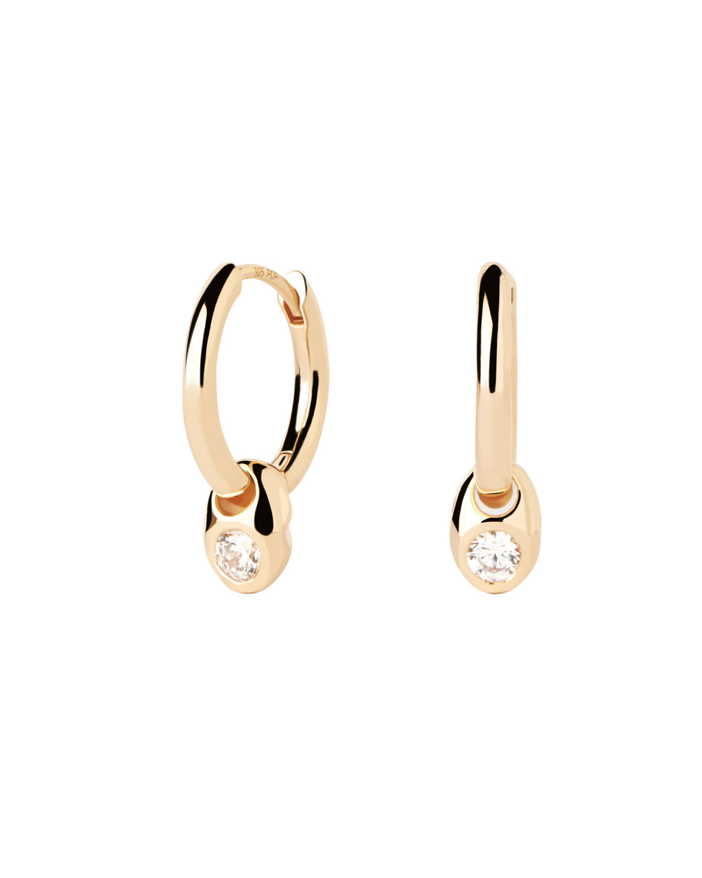Delta 18k Gold-Plated Hoops
