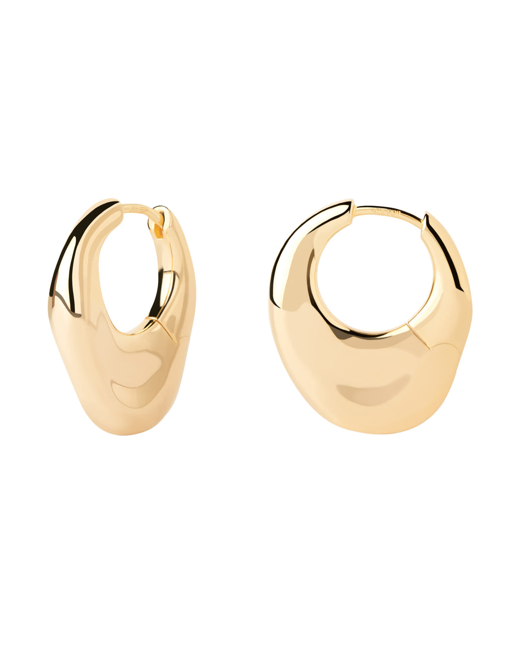 Volcano 18k Gold-Plated Hoops