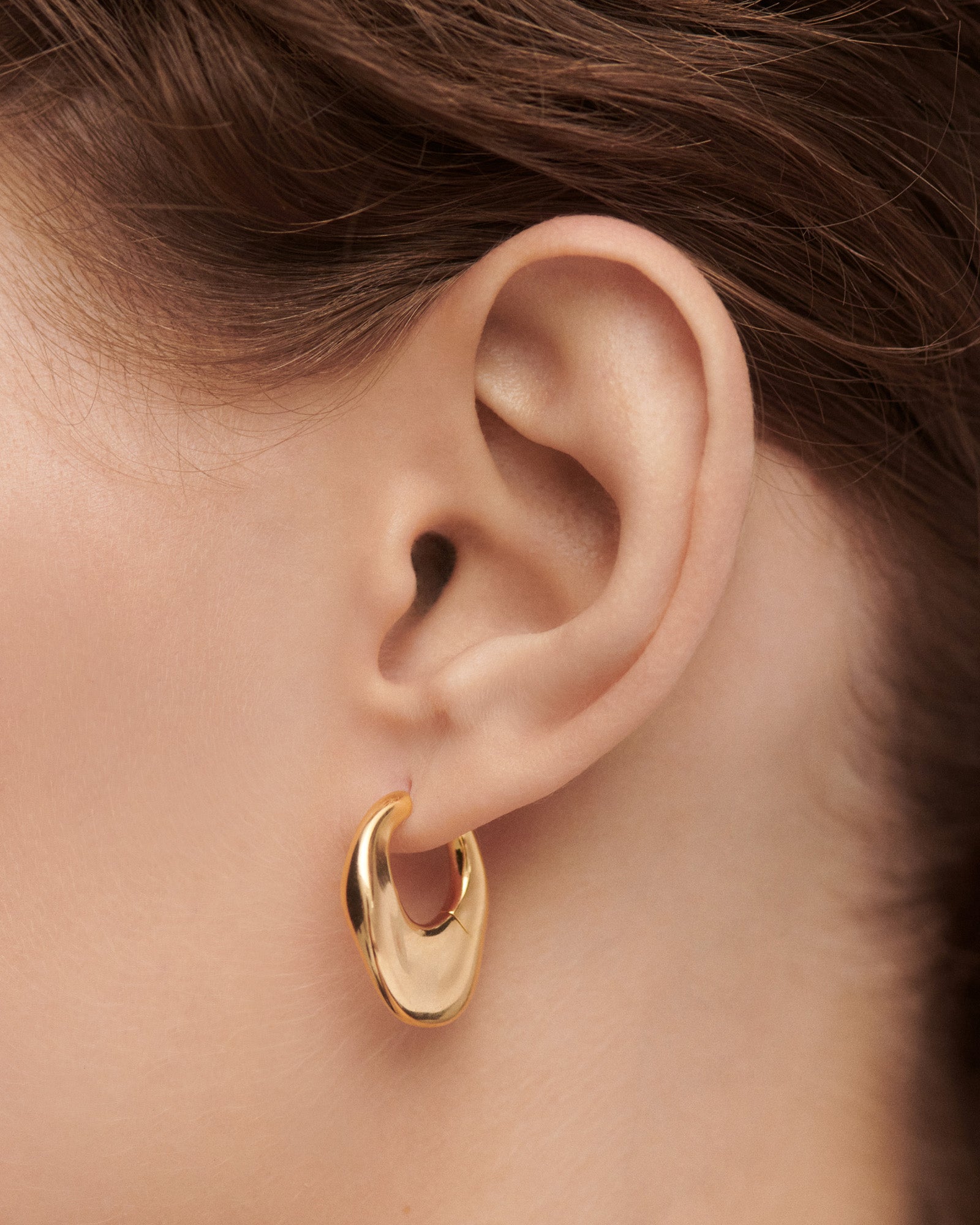 Volcano 18k Gold-Plated Hoops