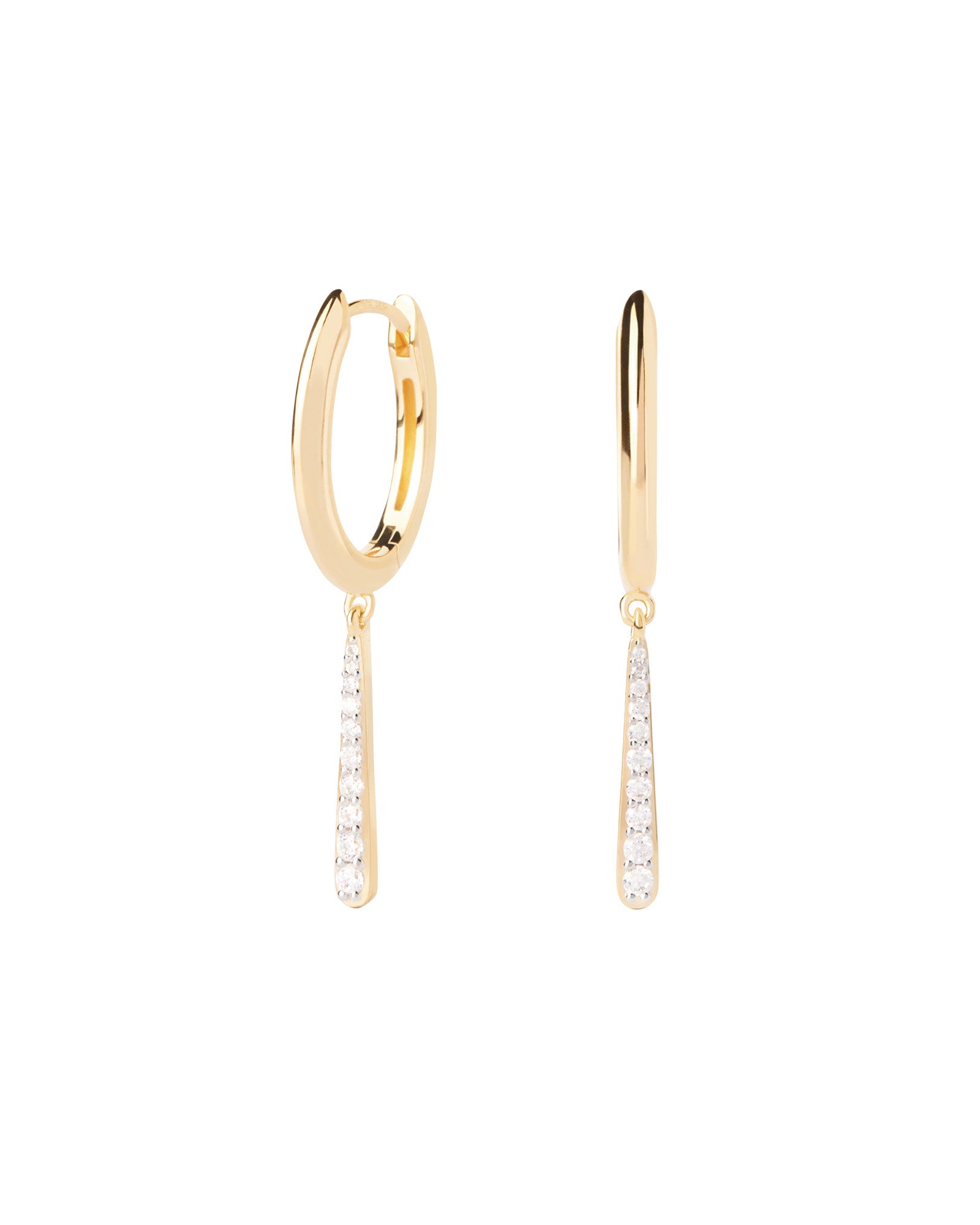 Olga 18k Gold-Plated Mini Hoops