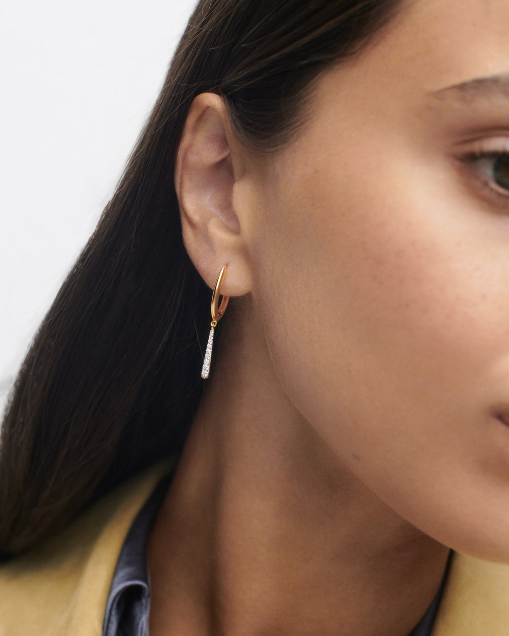 Olga 18k Gold-Plated Mini Hoops