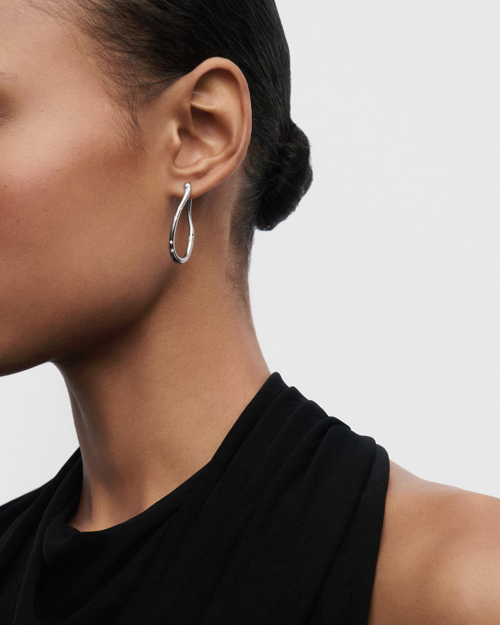 Air Silver Hoops