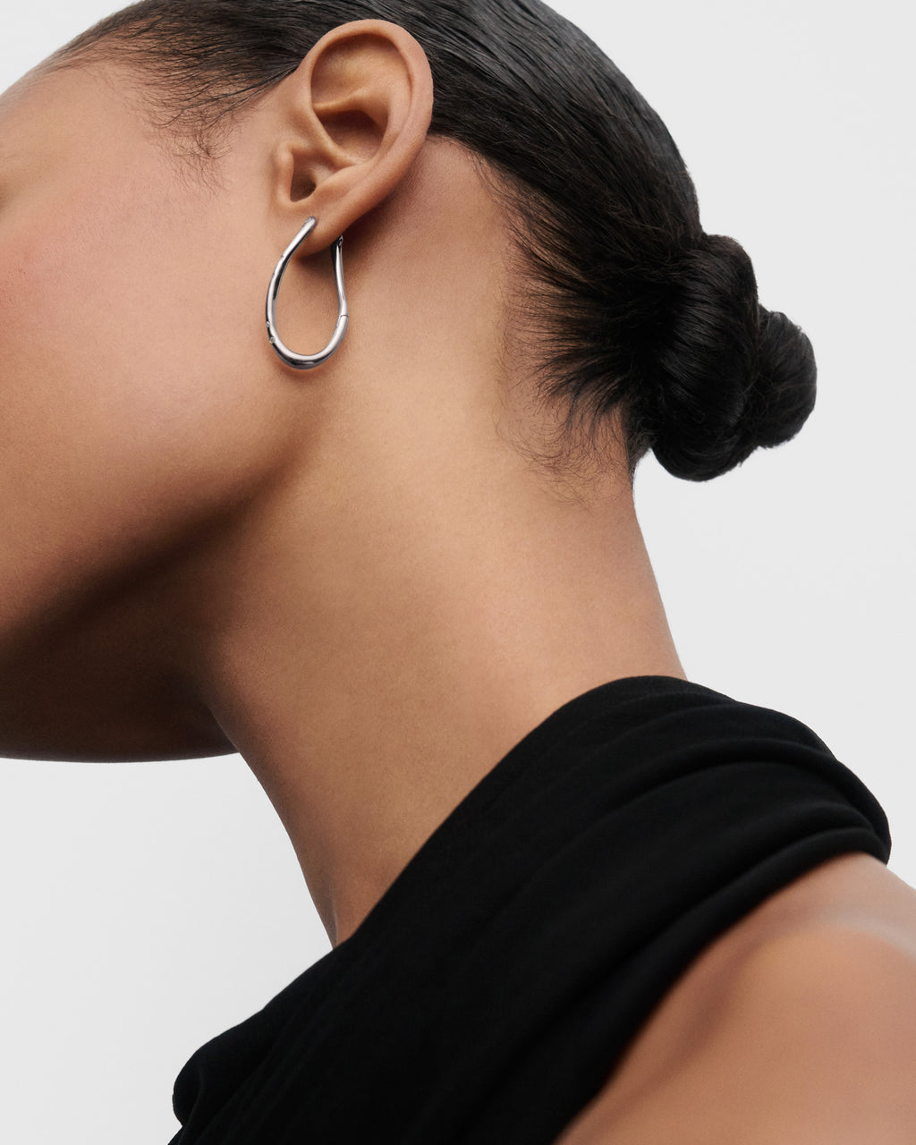 Air Silver Hoops