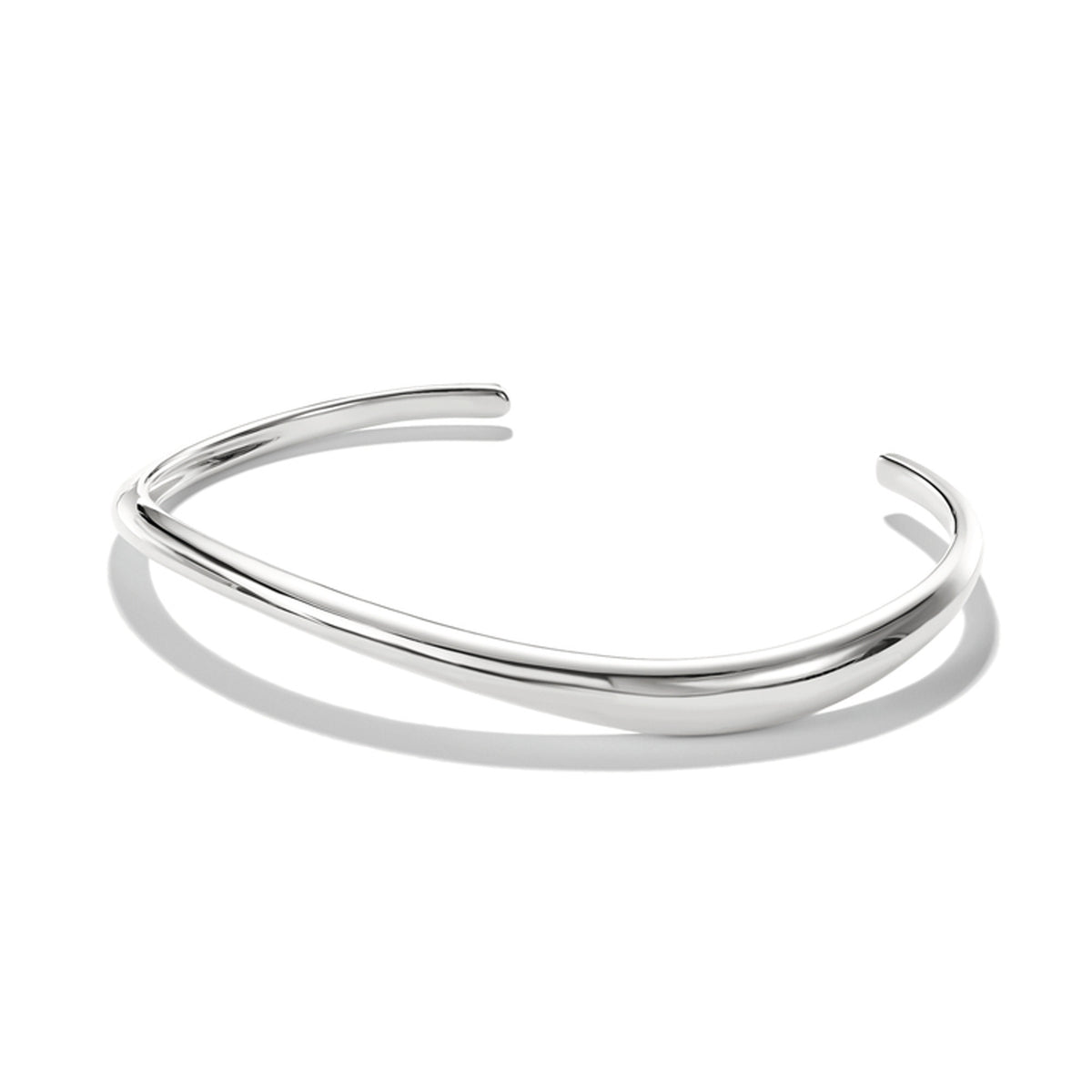 THOMAS SABO Fluid Elegance Sterling Silver Wave Bangle