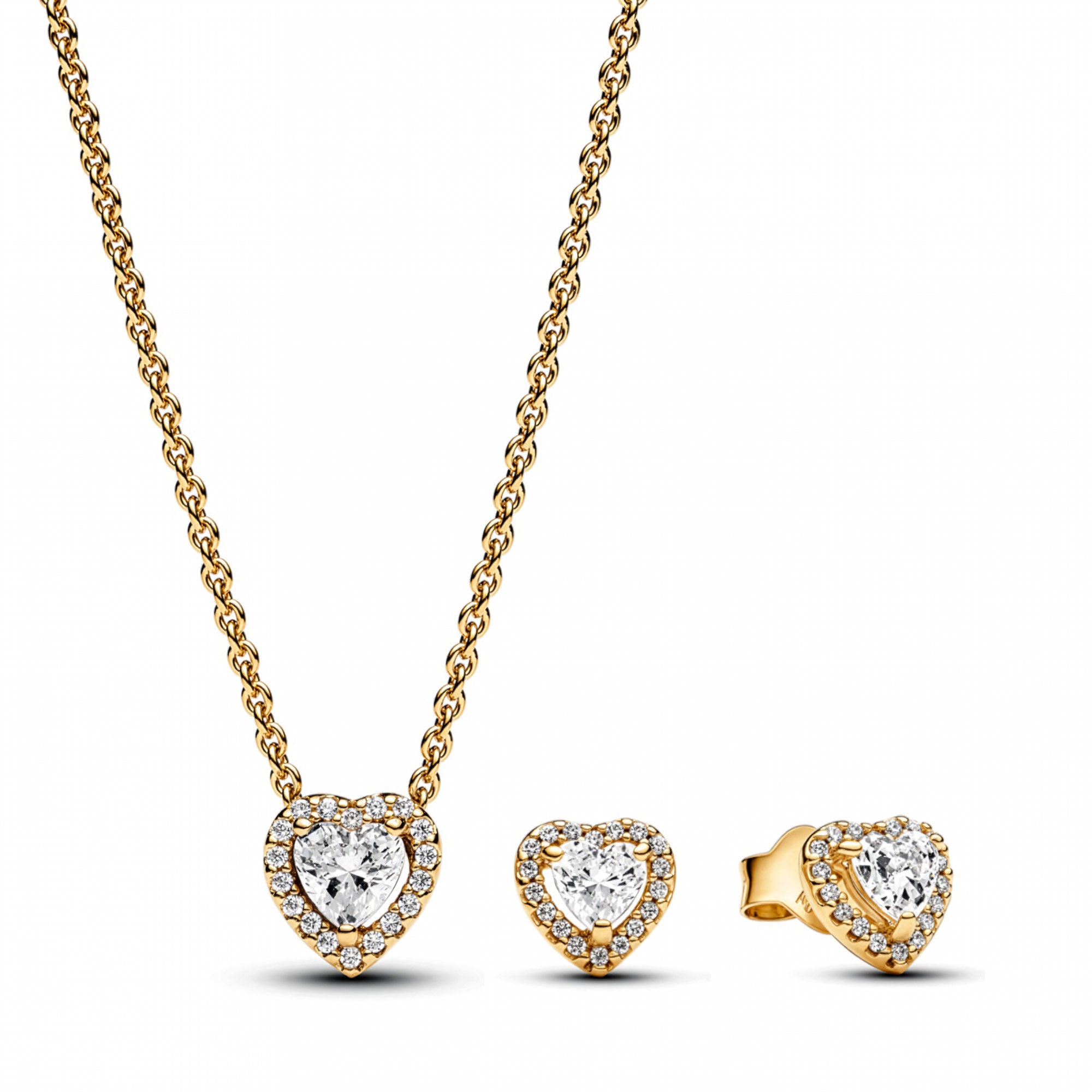 Gold Elevated Heart Gift Set