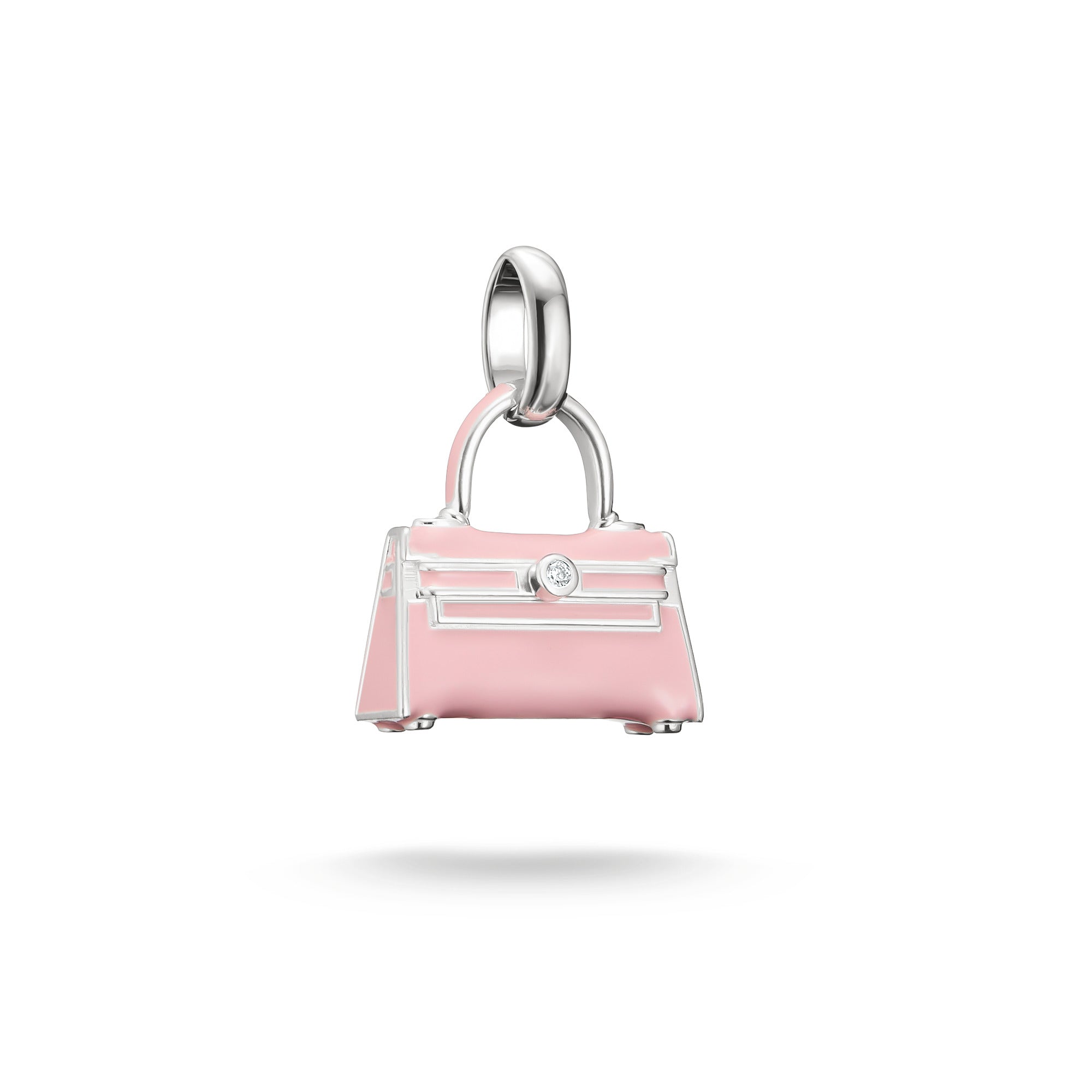 Silver Charm Pendant Handbag Connect