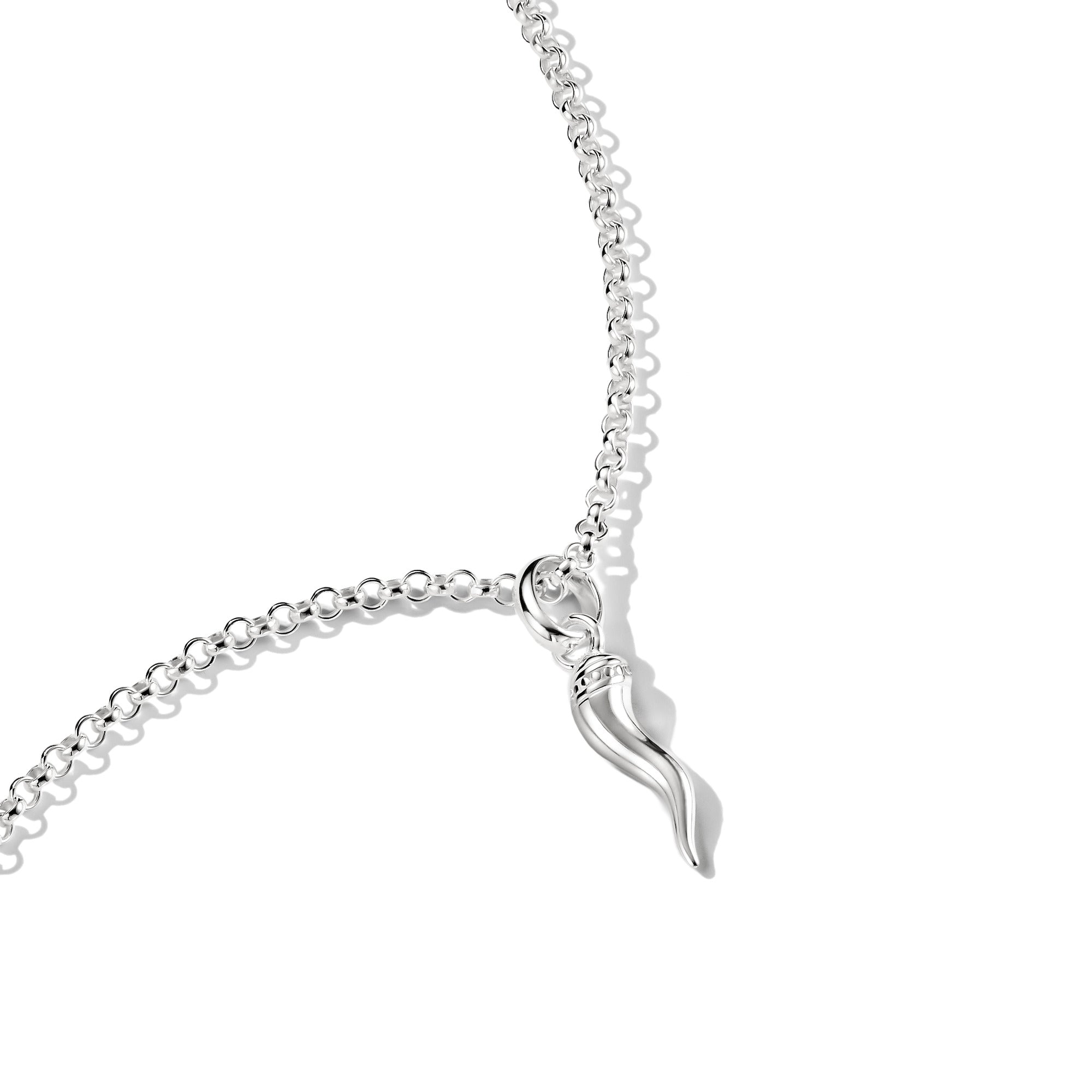 Silver Charm Pendant Cornicello Connect
