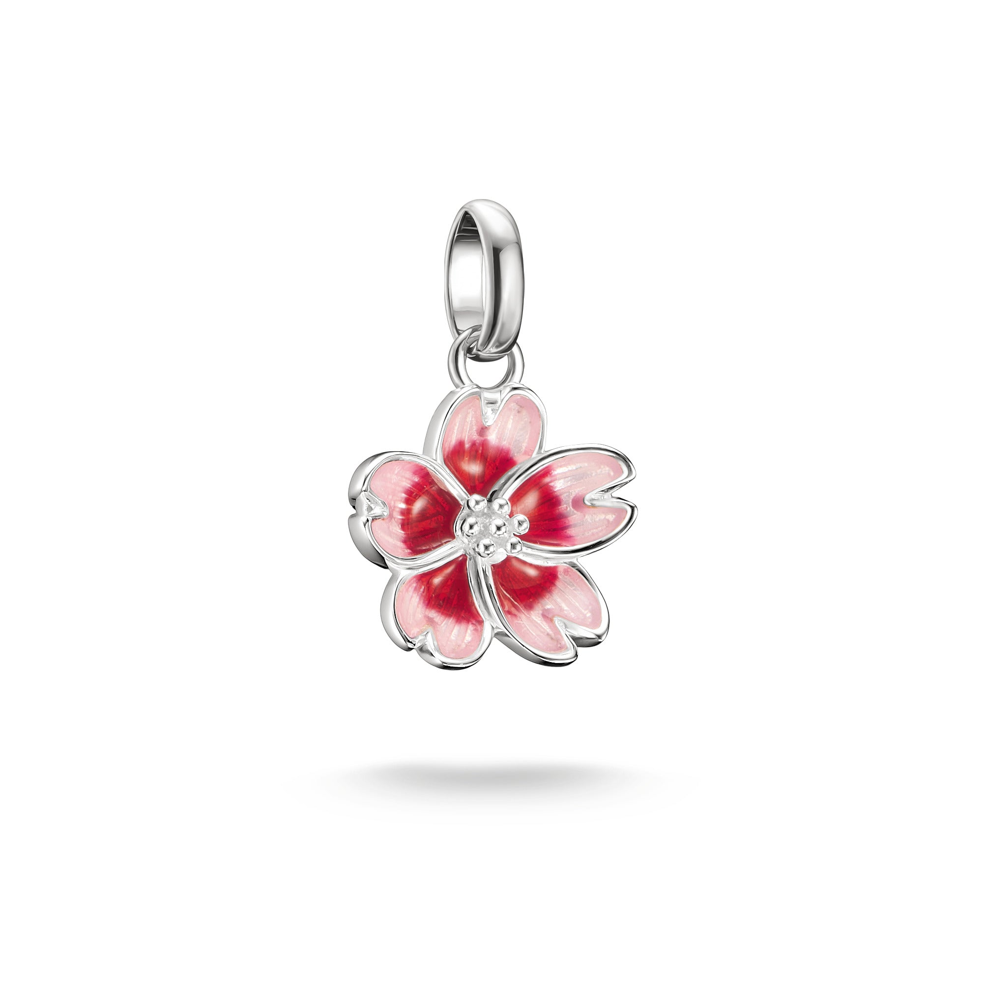 Silver Charm Pendant Cherry Blossom Connect