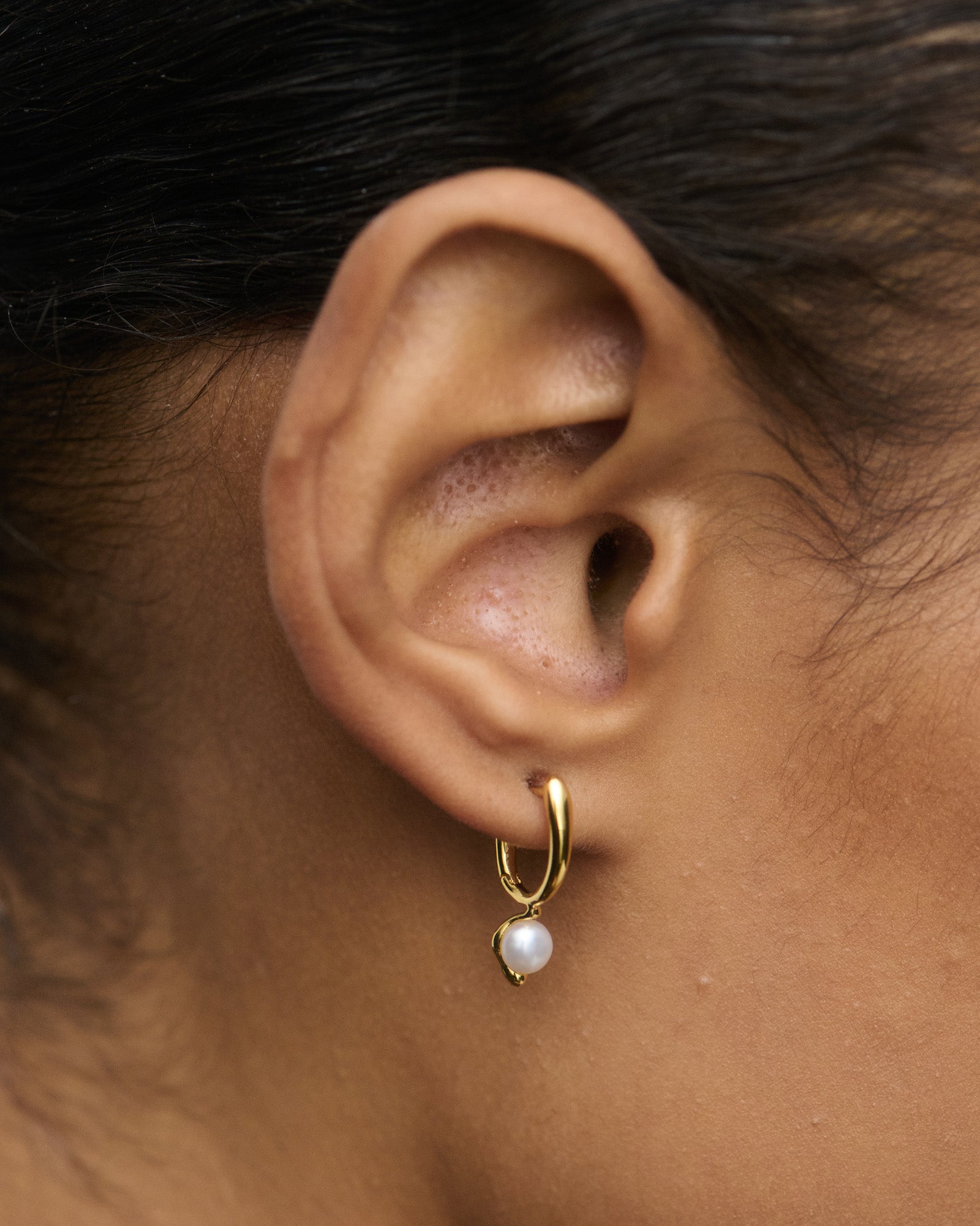 La Perla 18k Gold-Plated Mini Hoops