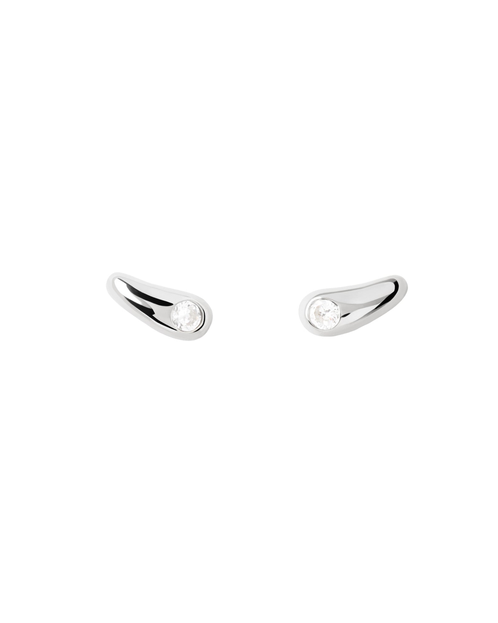 Serena Stud Silver Earrings