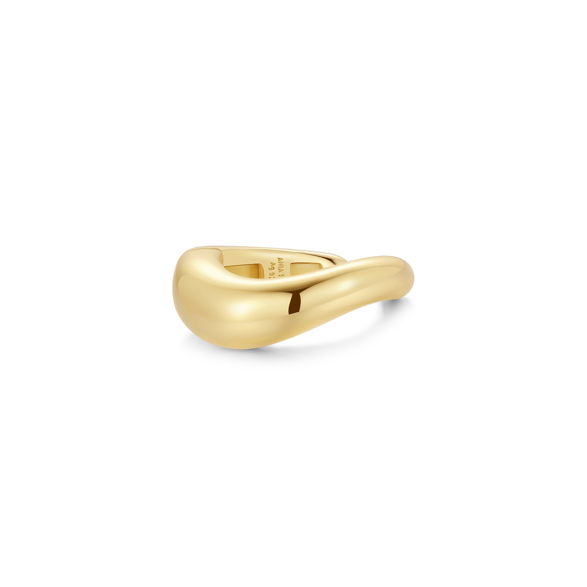 Gold Wave Ear Cuff
