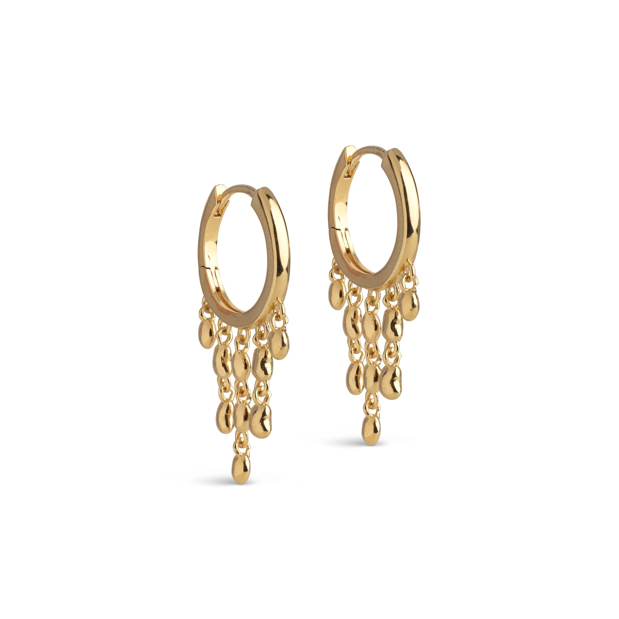 ENAMEL Copenhagen Nara Rain Gold-Plated Hoop Earrings