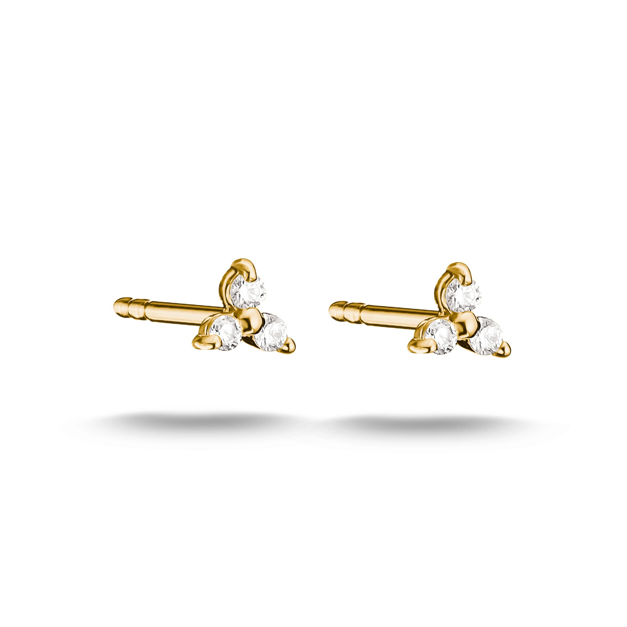 THOMAS SABO Classic Round Stud Earrings with White Zirconia