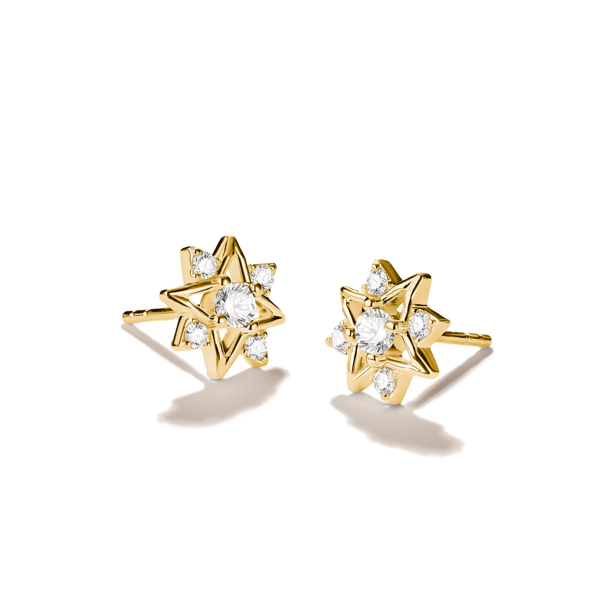 THOMAS SABO Midnight Sky Star Stud Earrings with White Zirconia