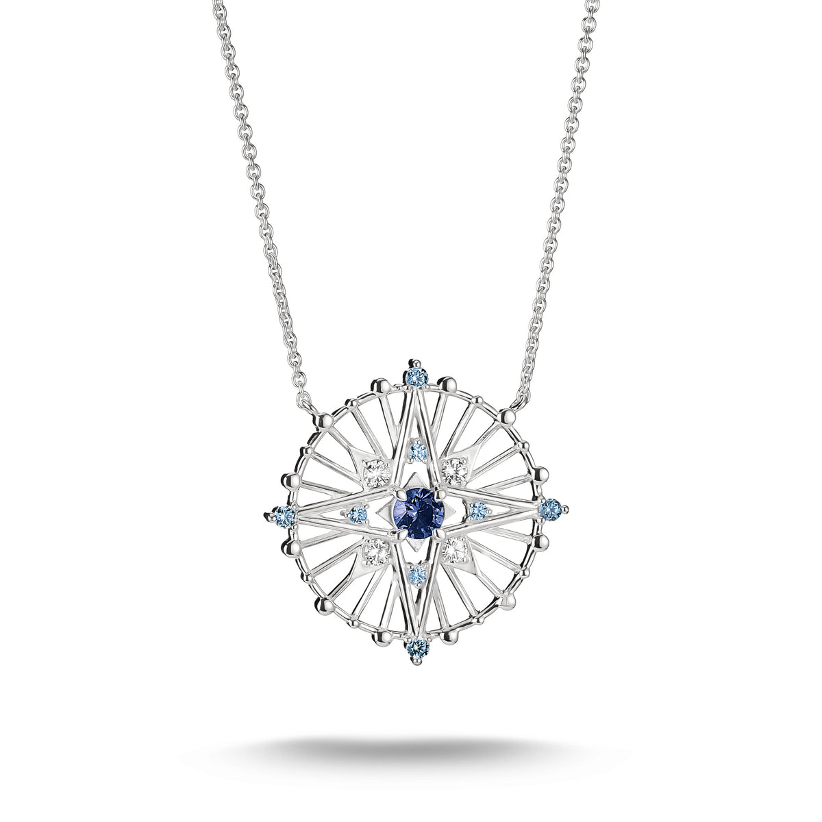 THOMAS SABO Midnight Sky Talisman Necklace with Blue Stones