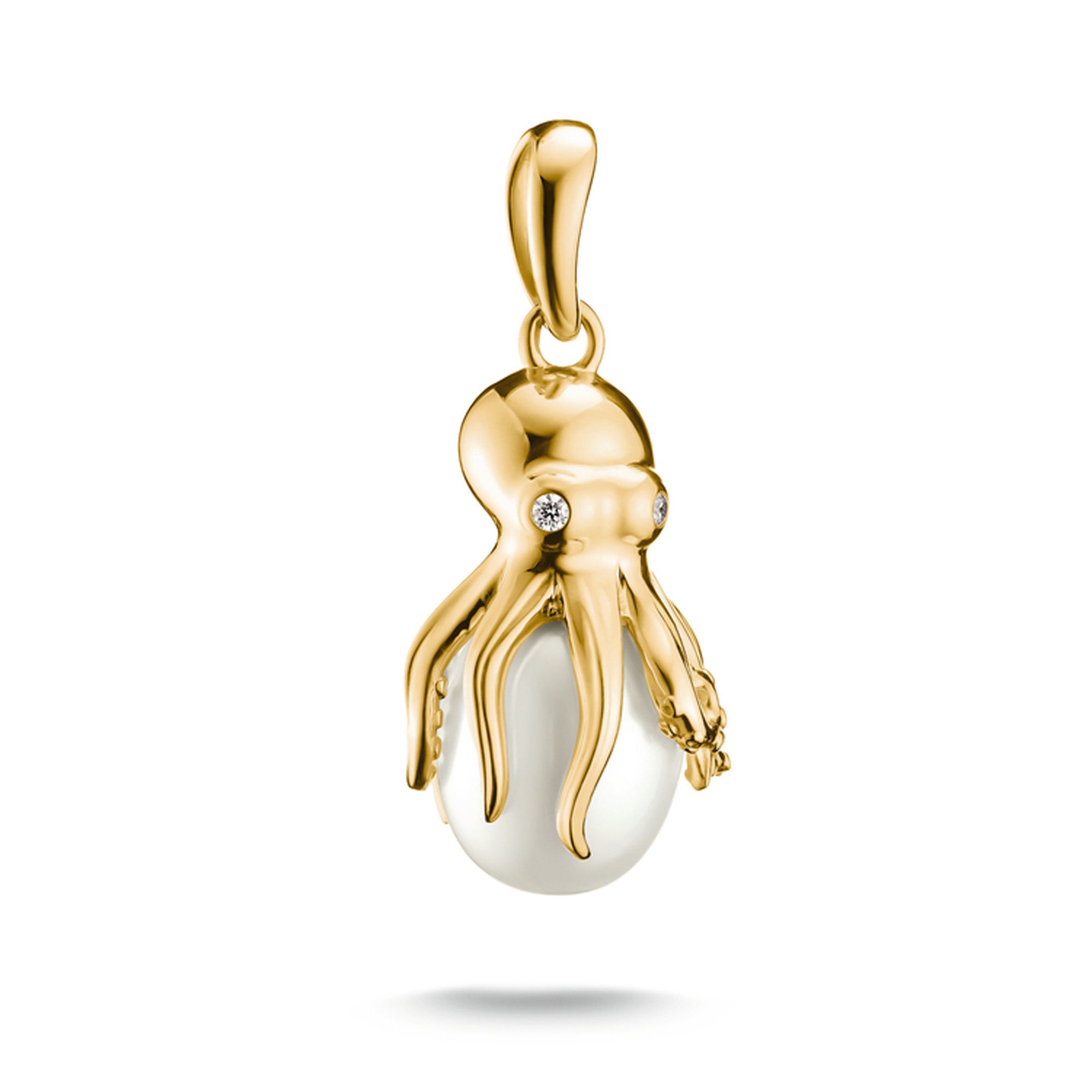THOMAS SABO Fluid Elegance Octopus Pendant with Pearl