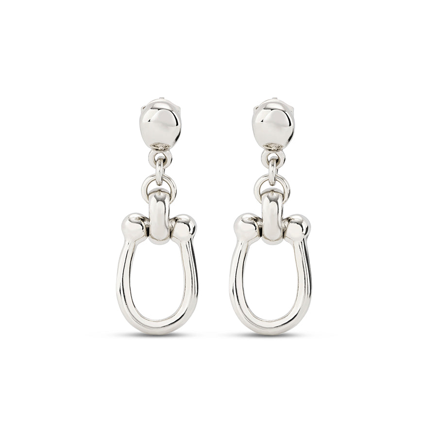 Drop Earrings with Medium Sized Link