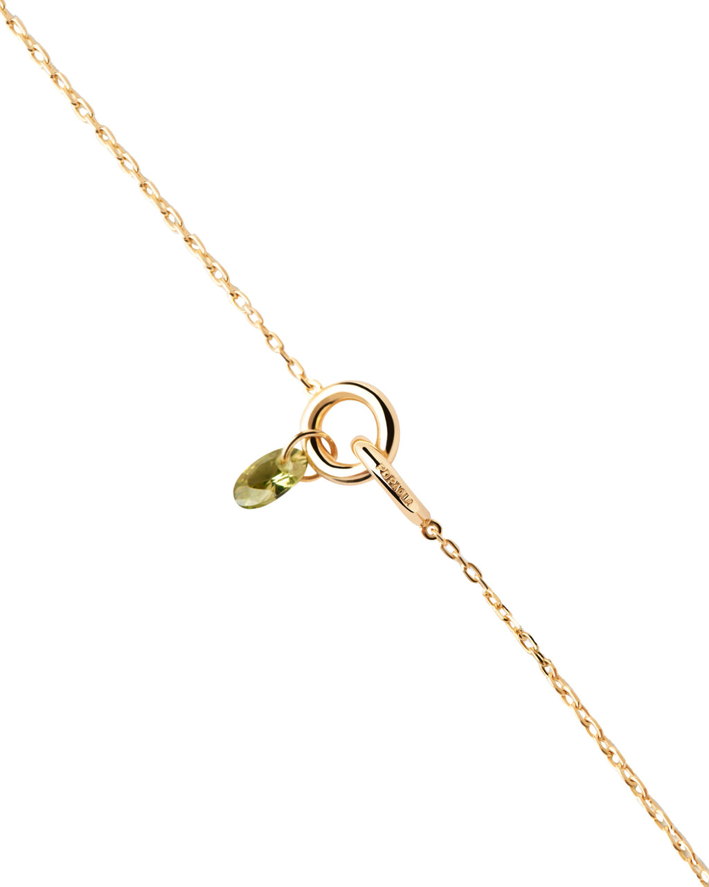 Green 18k Gold-Plated Lily Bracelet