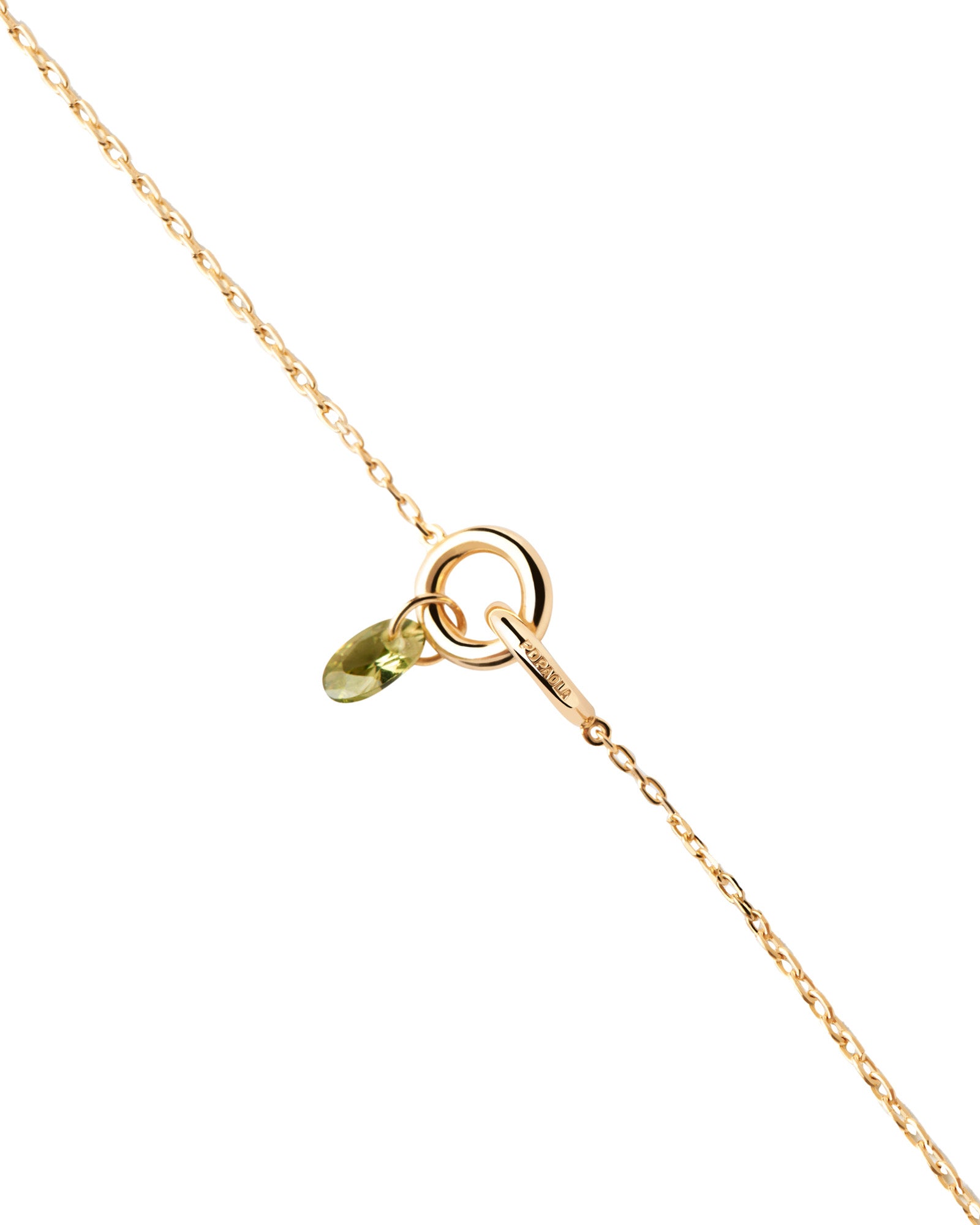 Green 18k Gold-Plated Lily Bracelet