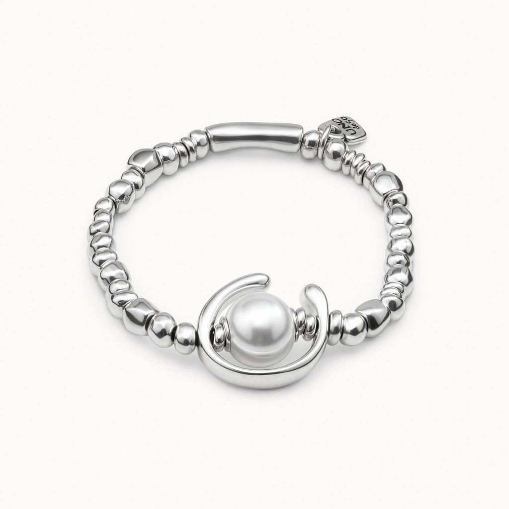 Silver Bracelet with Pearl