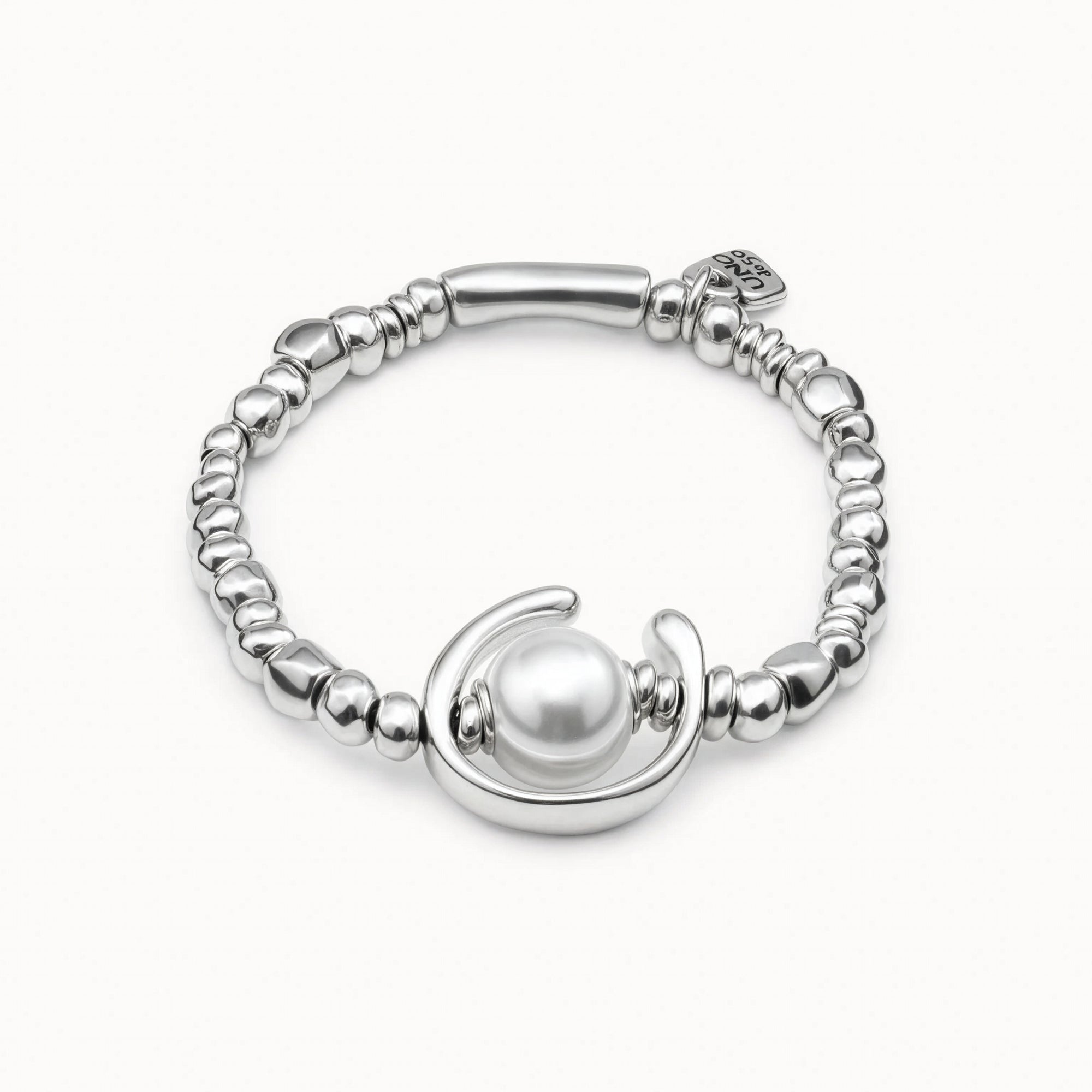 Silver Bracelet with Pearl
