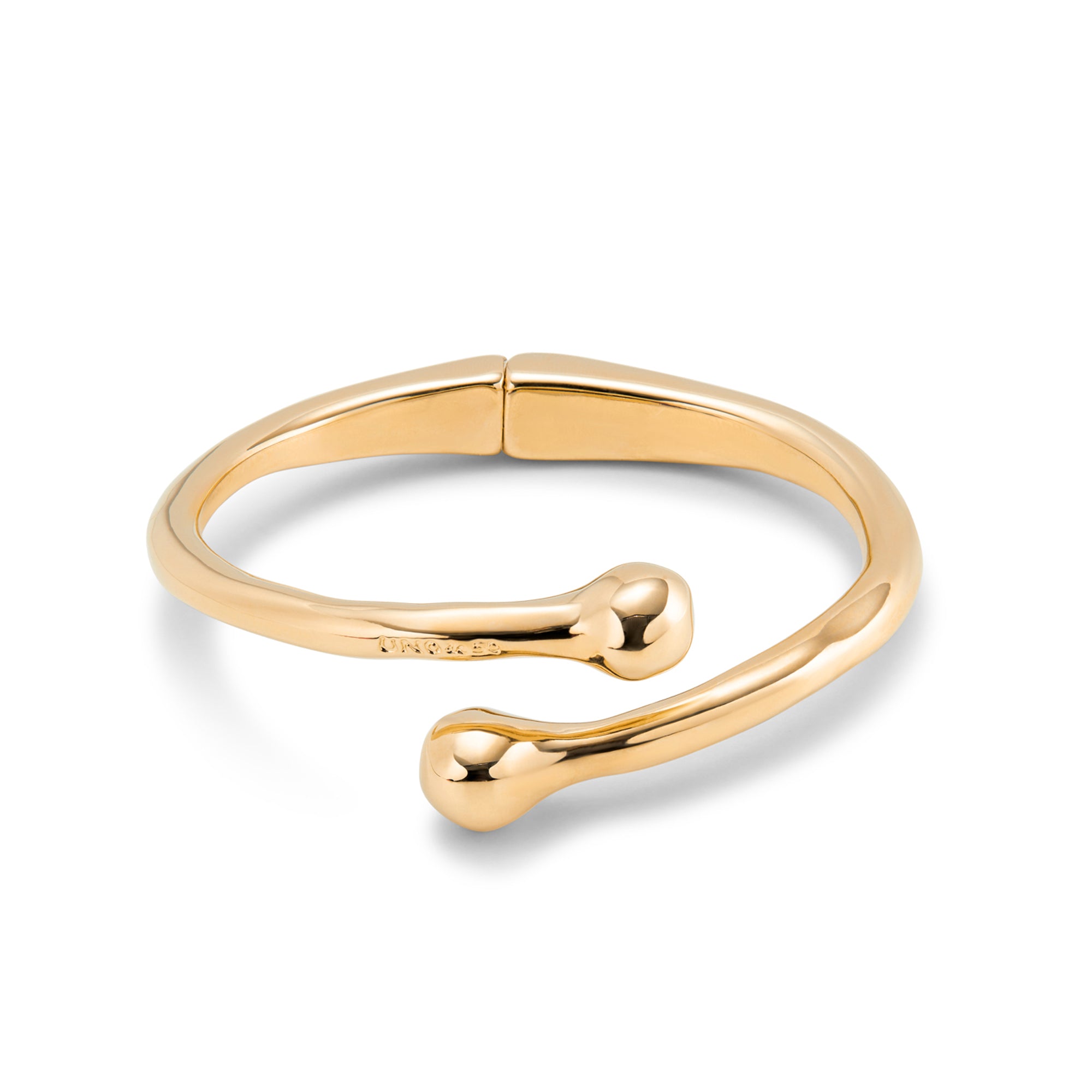 Bangle bracelet with inner spring