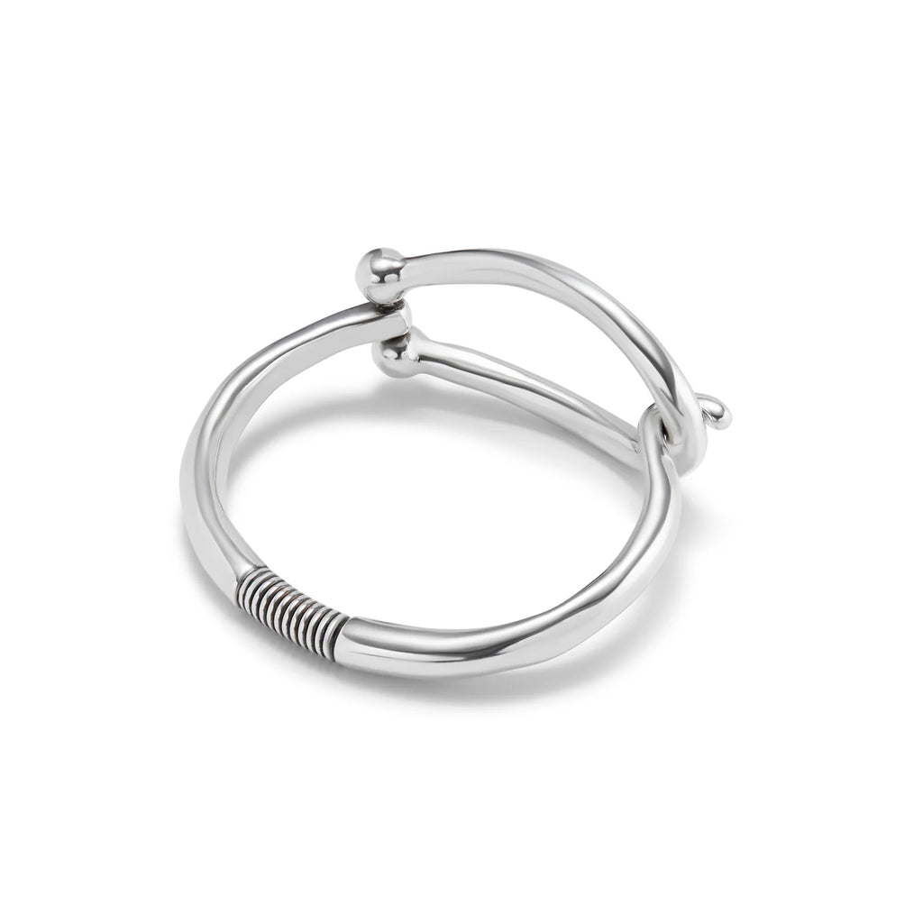 Bangle Bracelet with Large Link