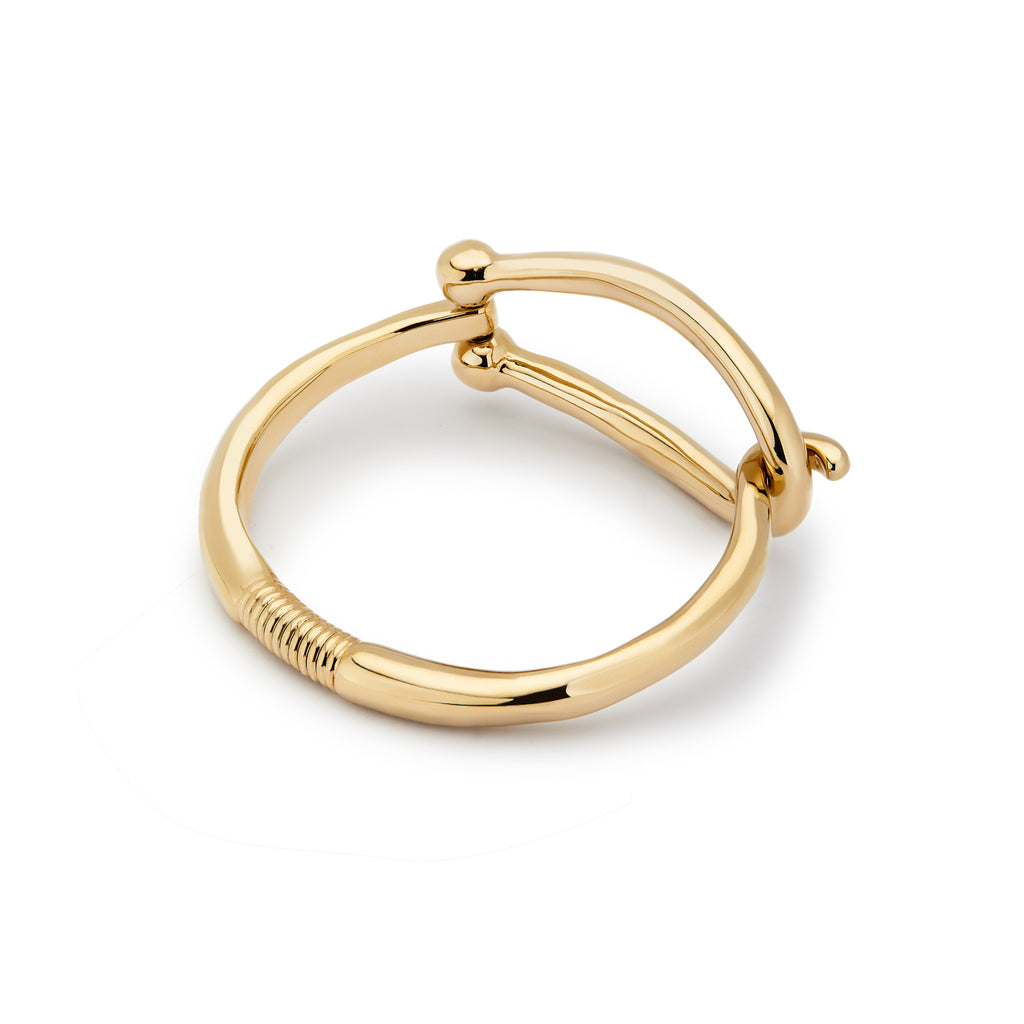 Bangle Bracelet with Large Link