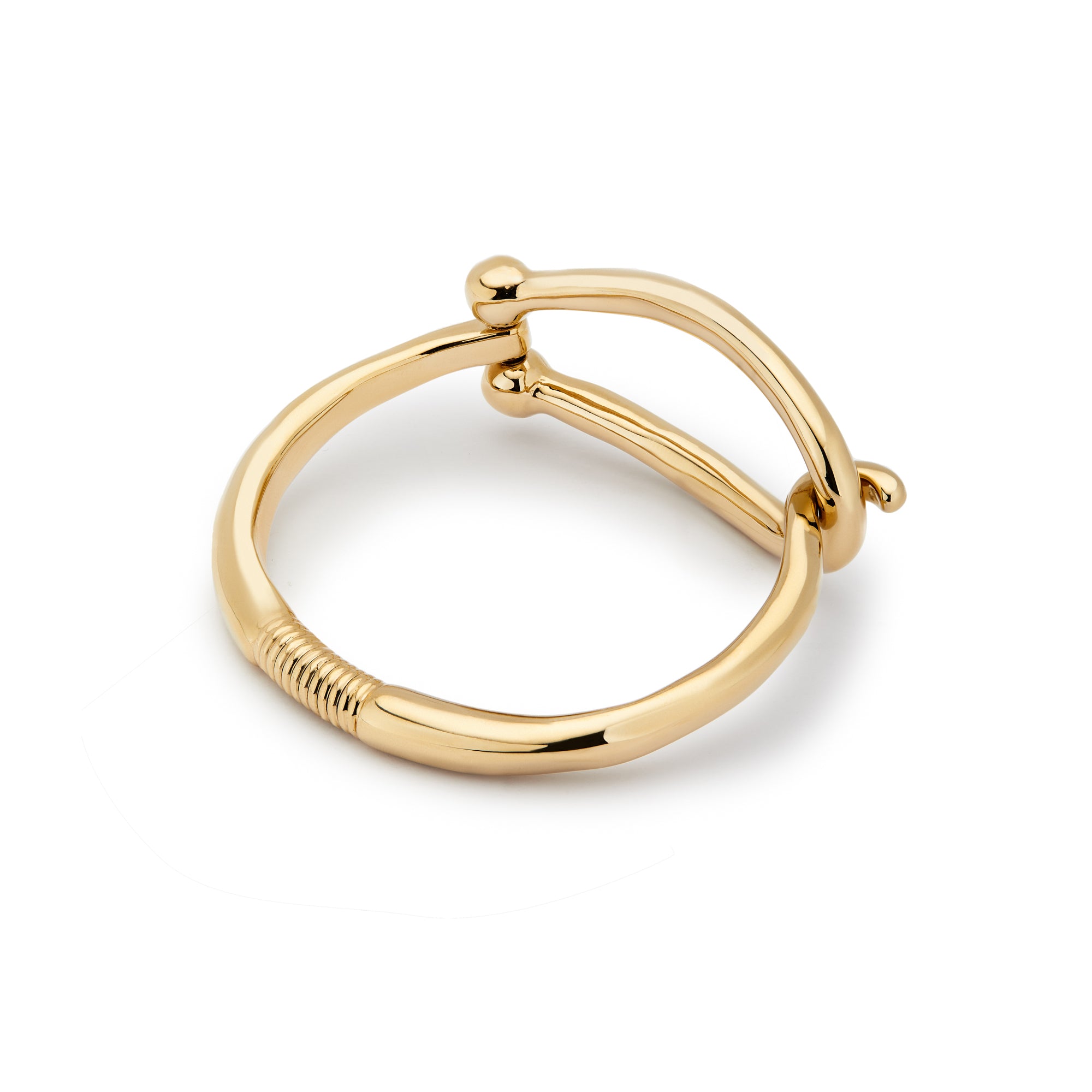 Bangle Bracelet with Large Link